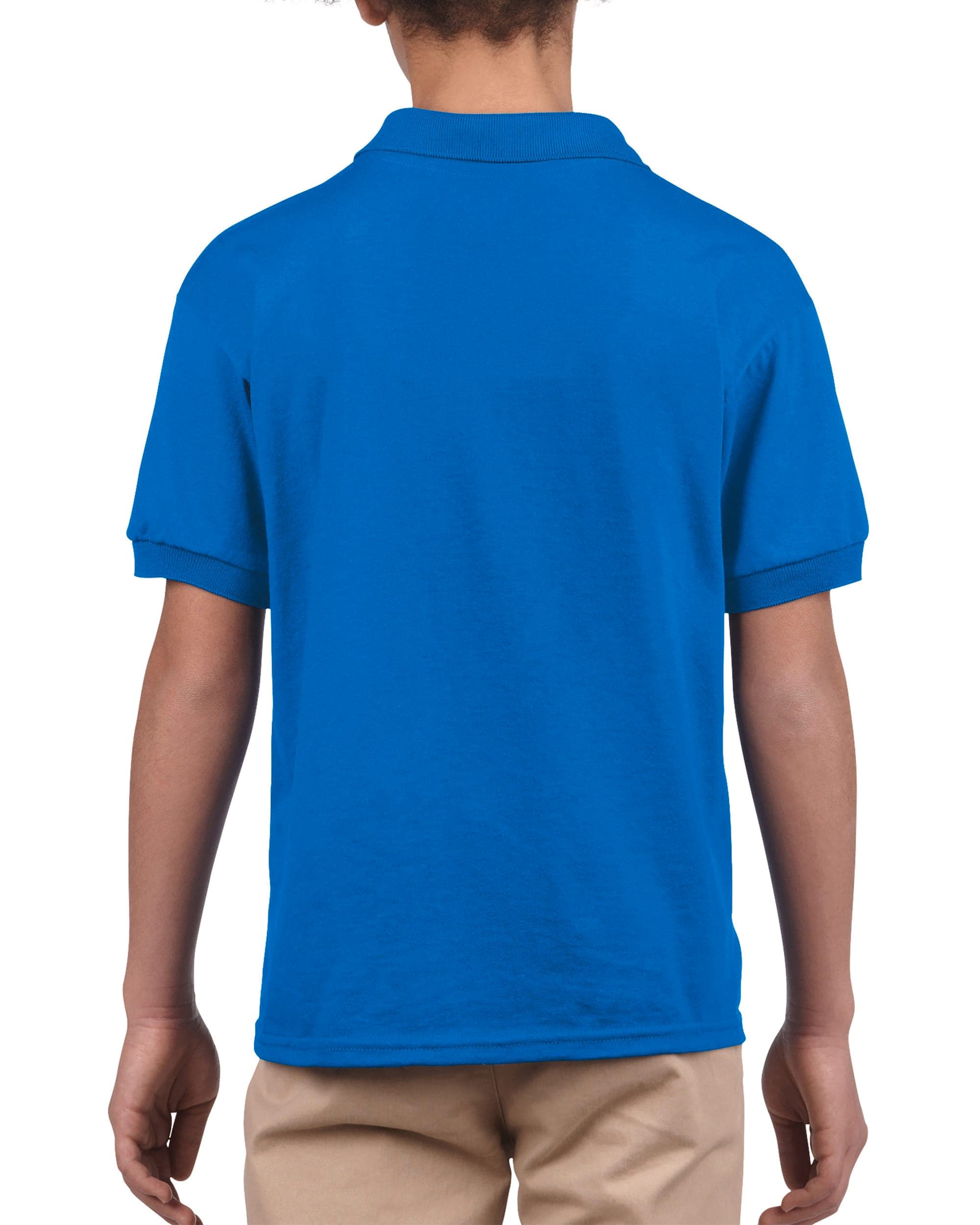 Polo jersey Dryblend® enfant en situation