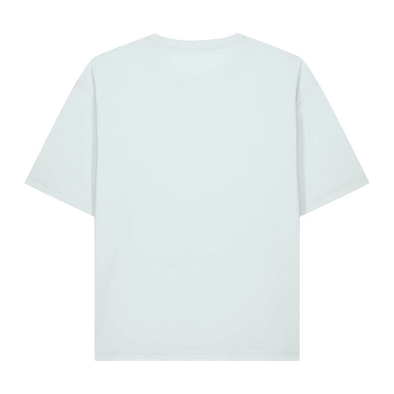 The iconic mid-light unisex relaxed t-shirt coloris Bleu glacier