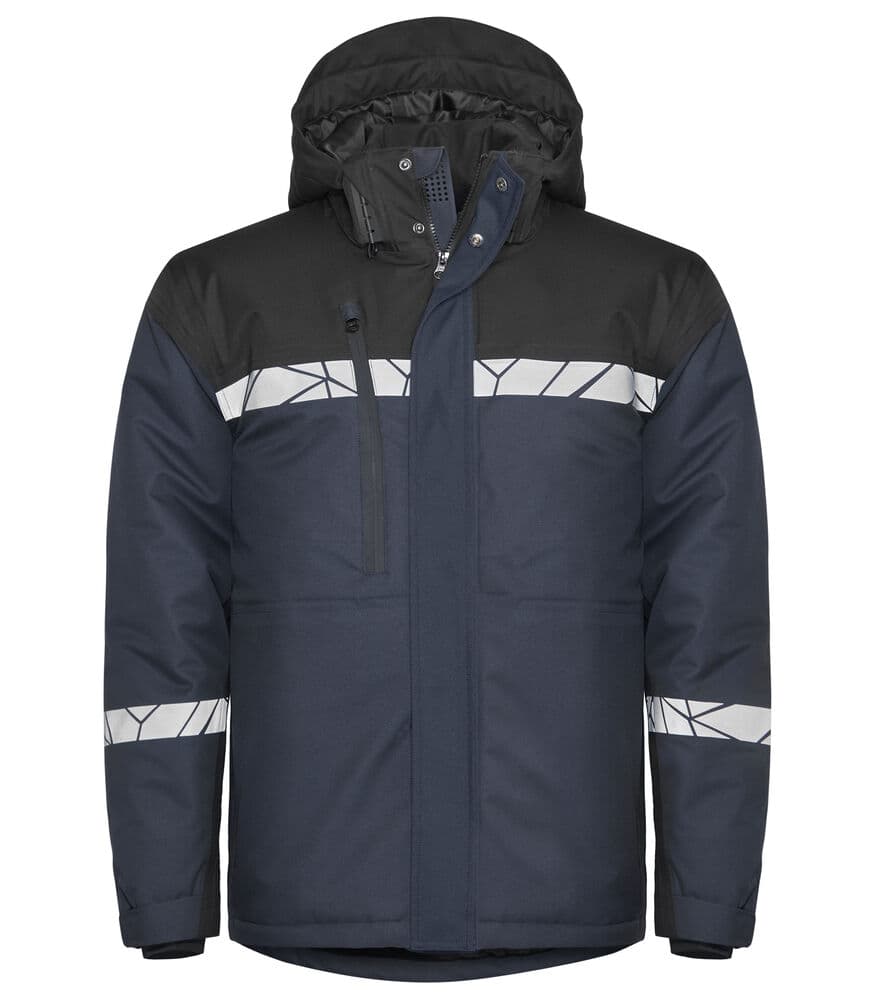 7413 VESTE SOFTSHELL DOUBLÉE coloris Marine / Noir