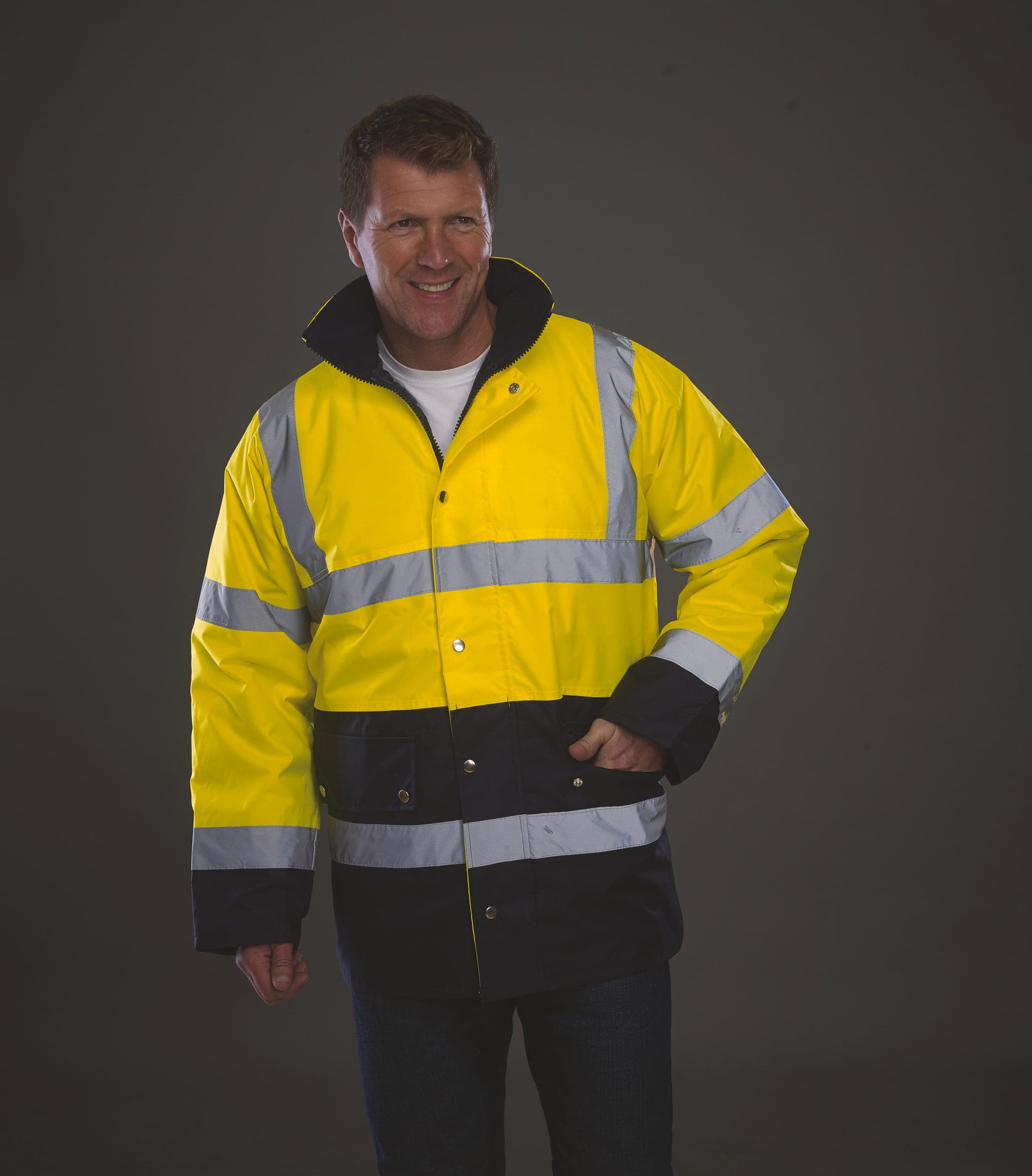 Veste de sécurité bicolore haute visibilité