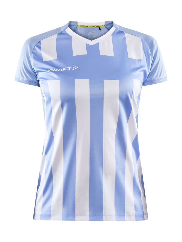 Craft Progress 2.0 stripe jersey w coloris Bleu / Blanc