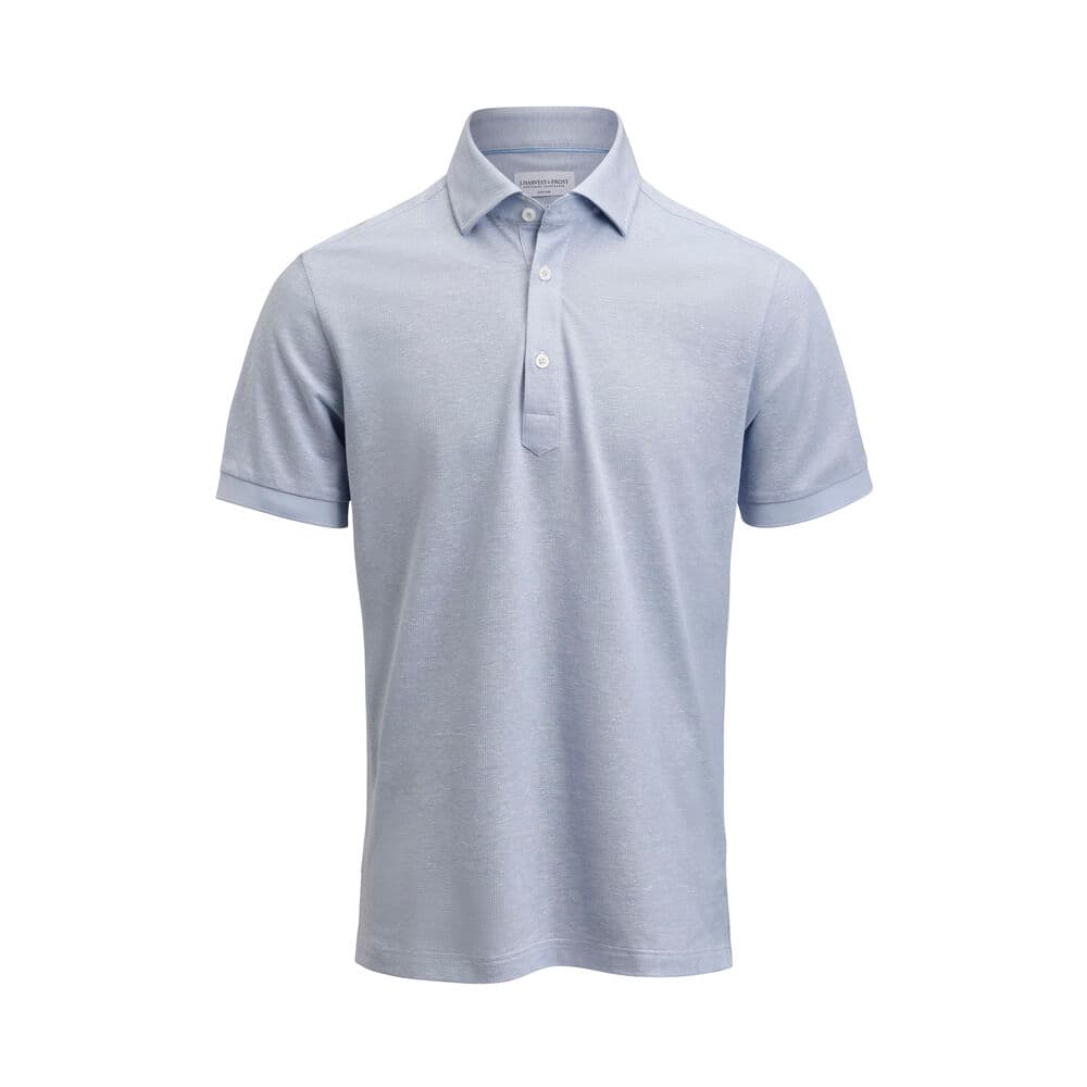 Indigo Bow 133 S/S Polo Tailored Fit Hommes coloris Bleu ciel