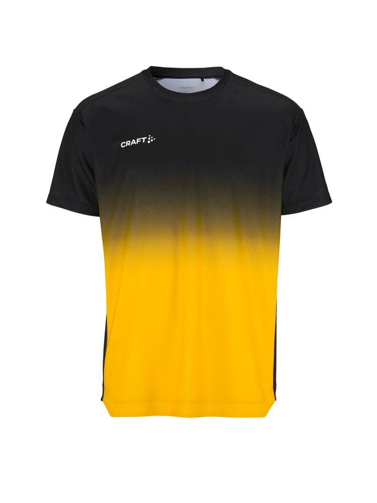 Craft Evolve 2.0 structured graphic jersey m coloris Noir / Jaune