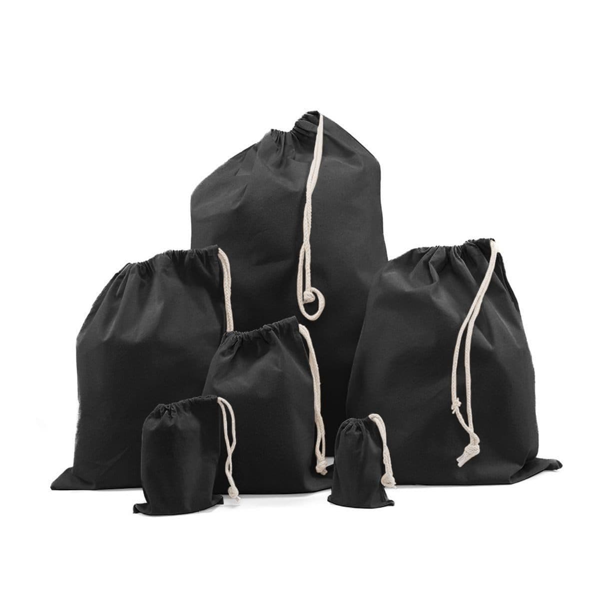 RECYCLED COTTON BAG coloris Noir