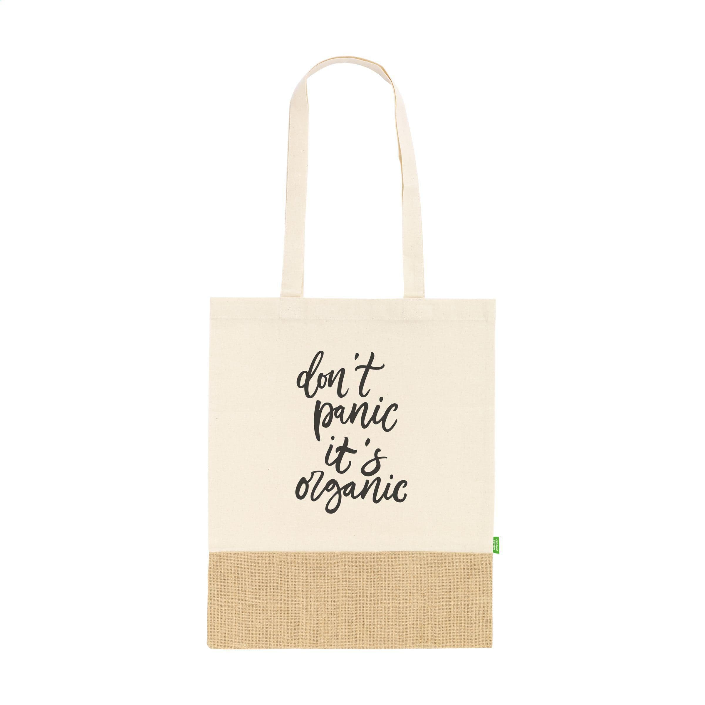 Sac shopping Combi Organic couleur naturelle (160 g/m²) en situation