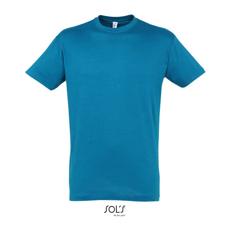 SOL'S REGENT UNISEX ROUND COLLAR T-SHIRT coloris Aqua