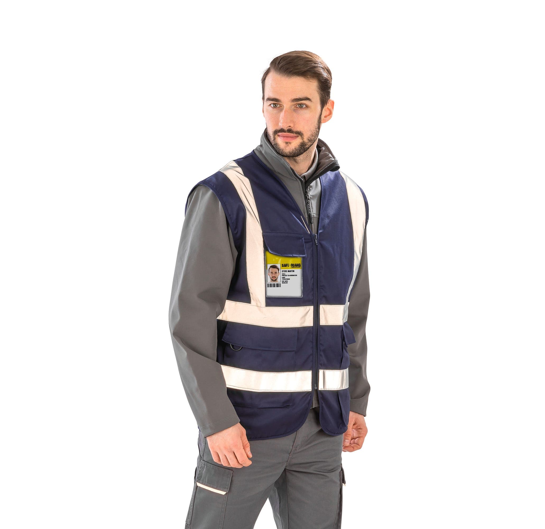 Gilet de sécurité zippé