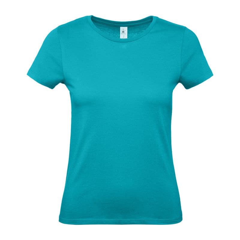 B&C #E150 WOMEN T-SHIRT coloris Turquoise