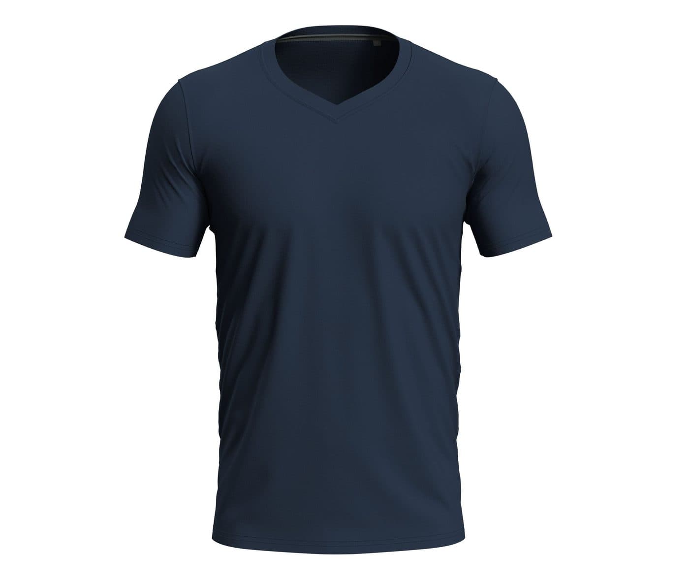 STRETCH-T V-NECK coloris Bleu nuit