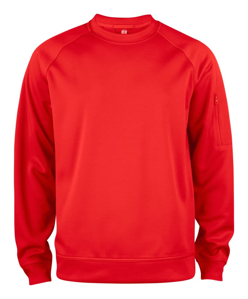 Clique Basic Active Roundneck coloris Rouge