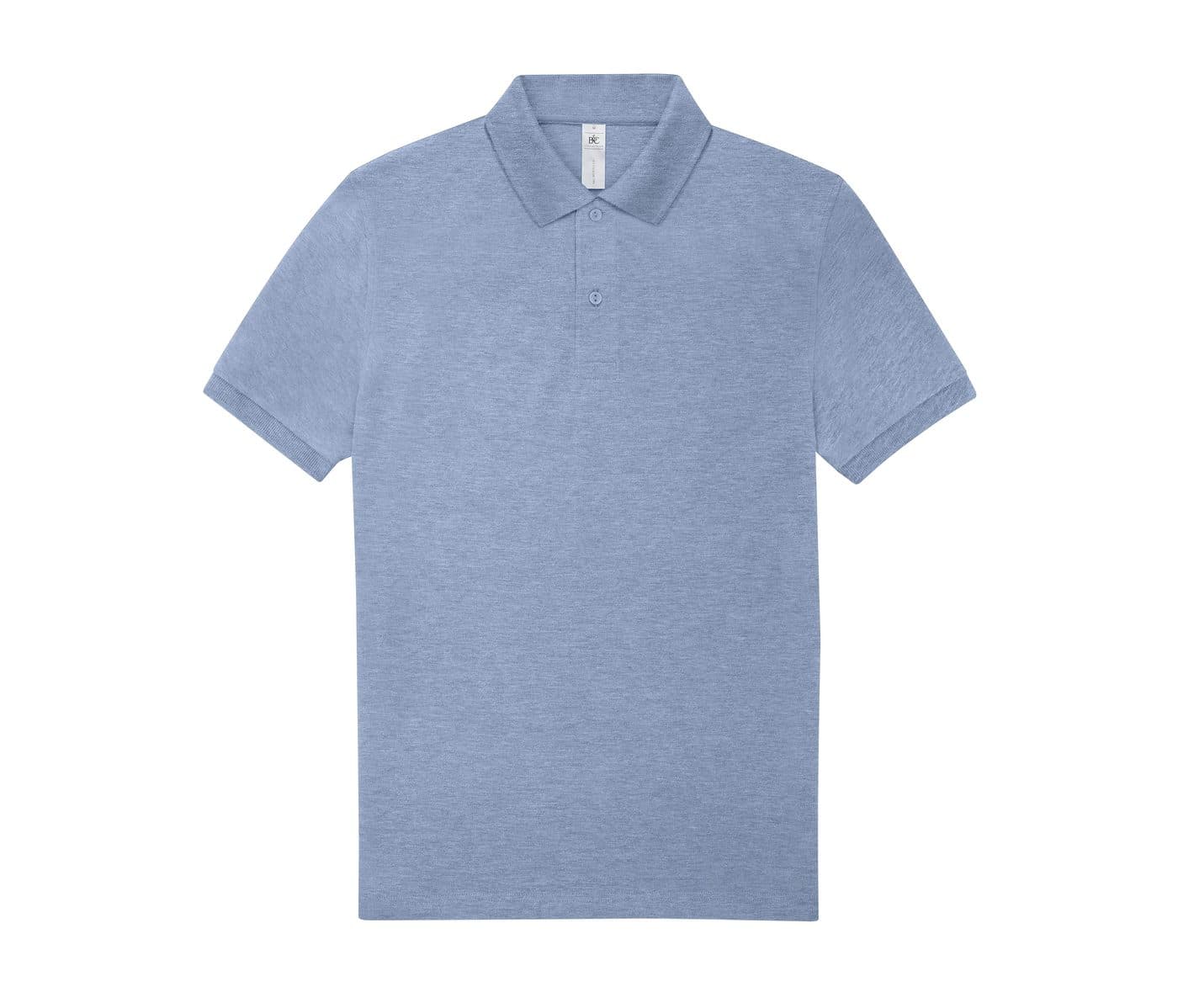B&C MY POLO 210 coloris Bleu chiné
