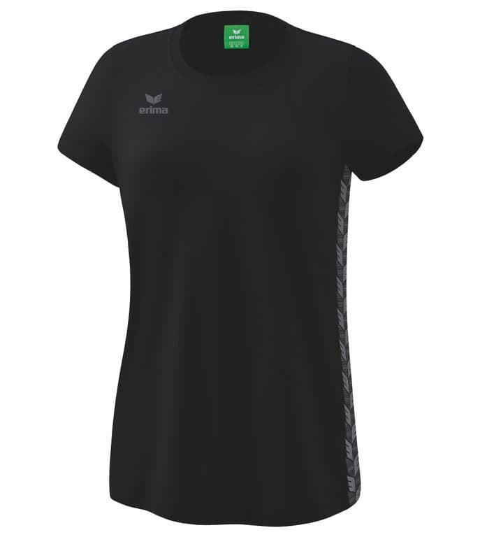 T-shirt Essential Team coloris Noir / Gris ardoise