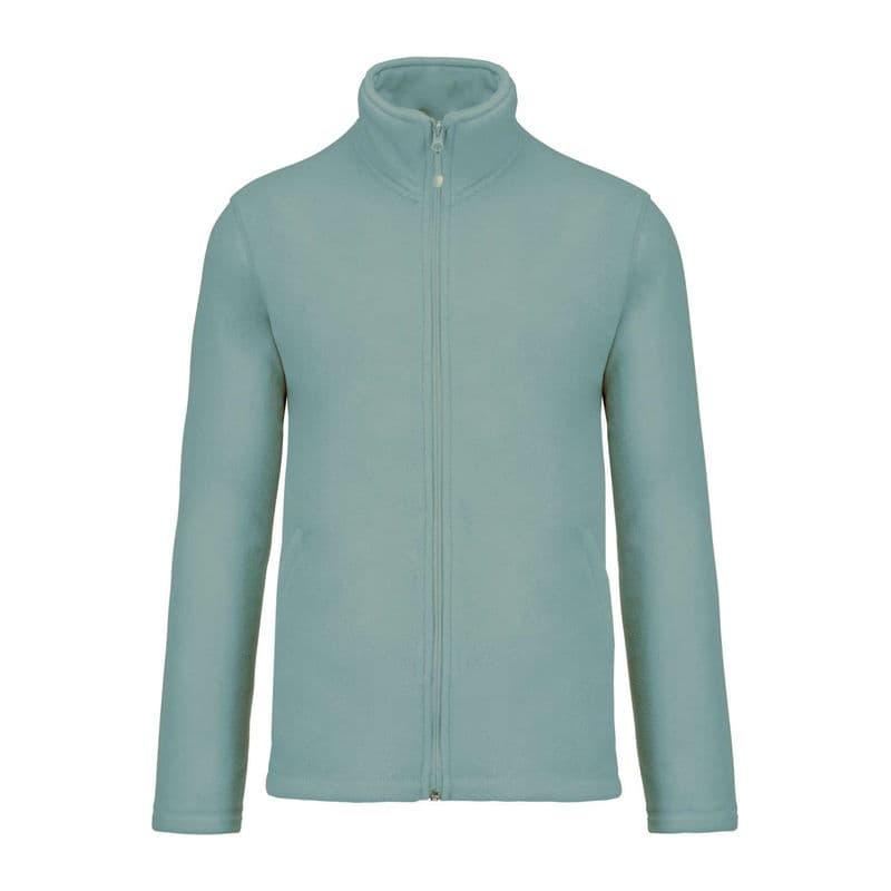 FALCO - FULL ZIP MICROFLEECE JACKET coloris Vert sauge