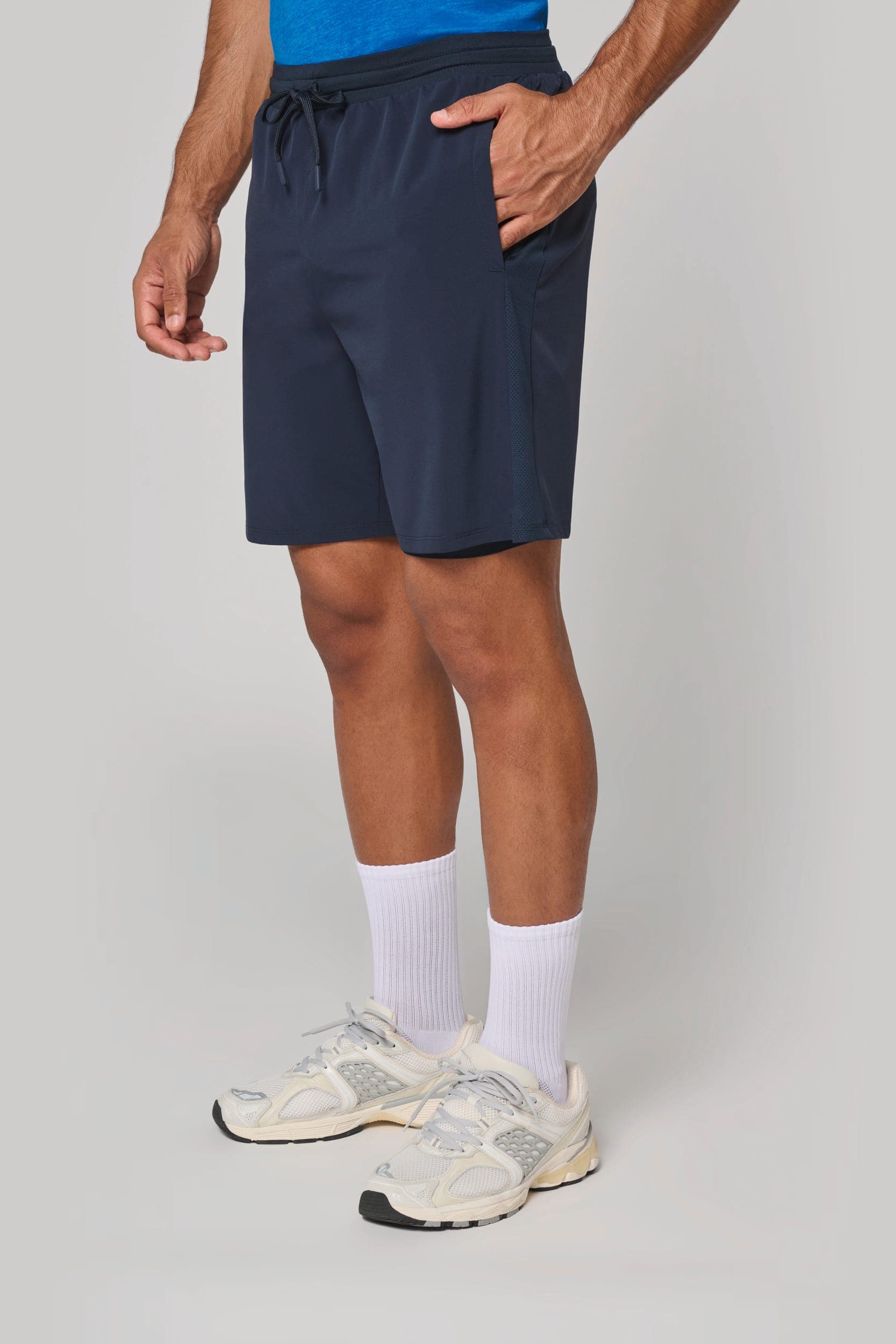 Short écoresponsable 2 en 1 avec sous short intégré homme en situation