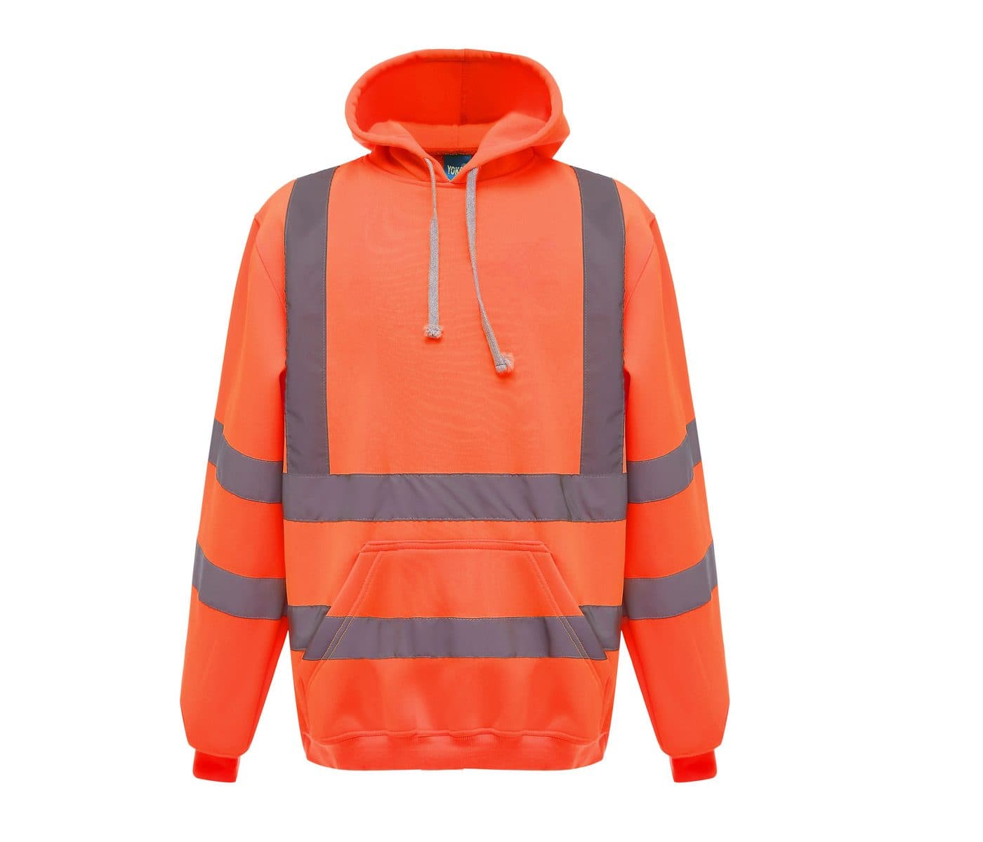 HI-VIS PULL-OVER HOODIE coloris Orange haute visibilité