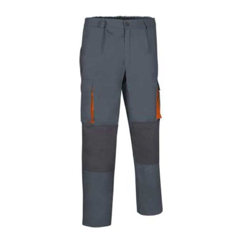 DARKO PANTS coloris Gris ciment / Gris charbon / Party Orange