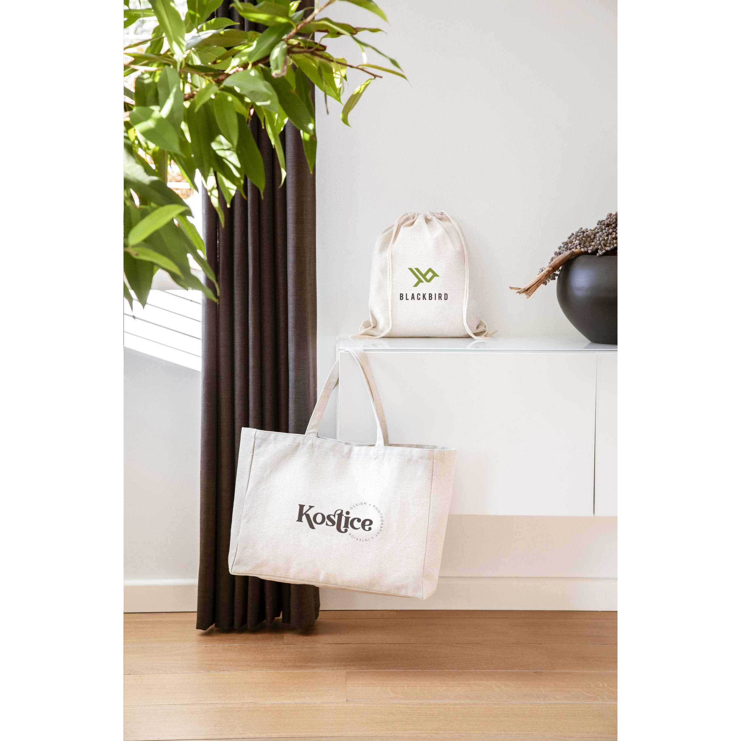 Sac shopping en chanvre (475 g/m²) en situation