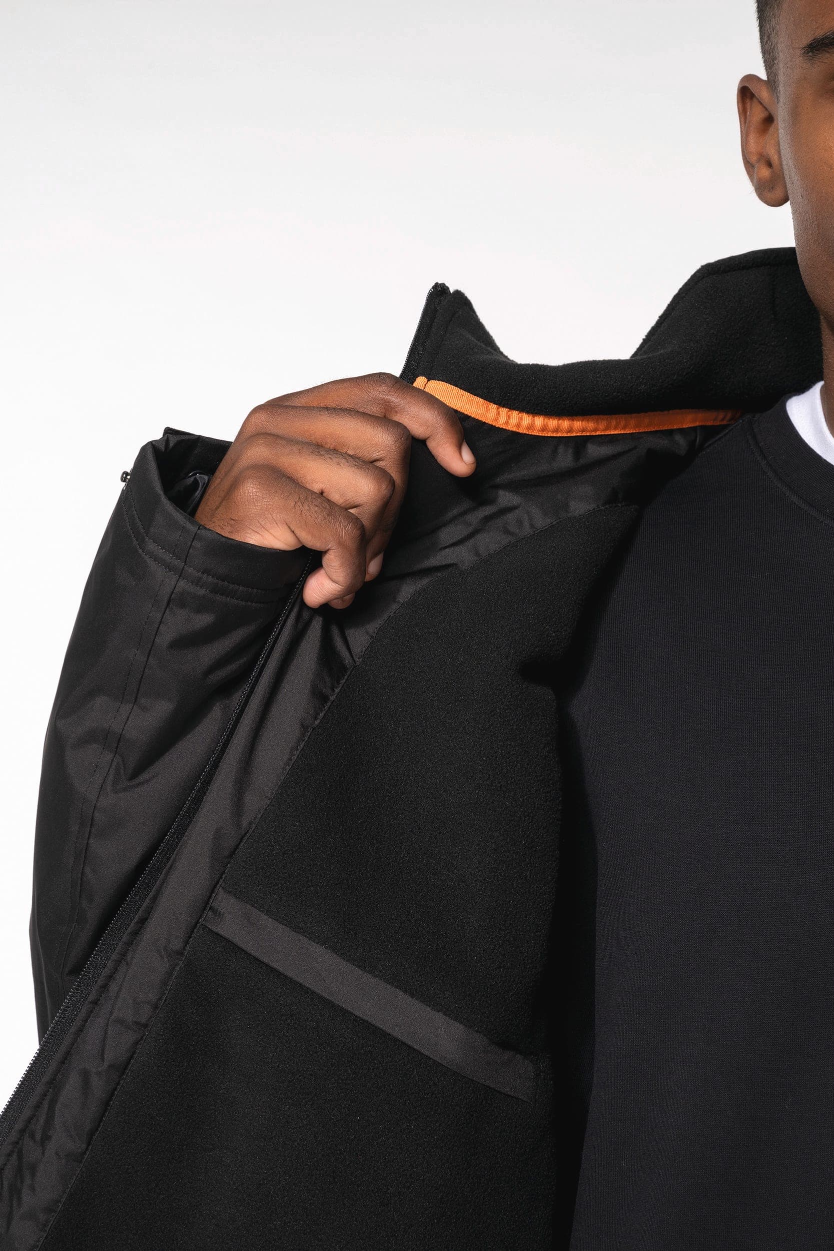 Blouson à manches amovibles homme en situation