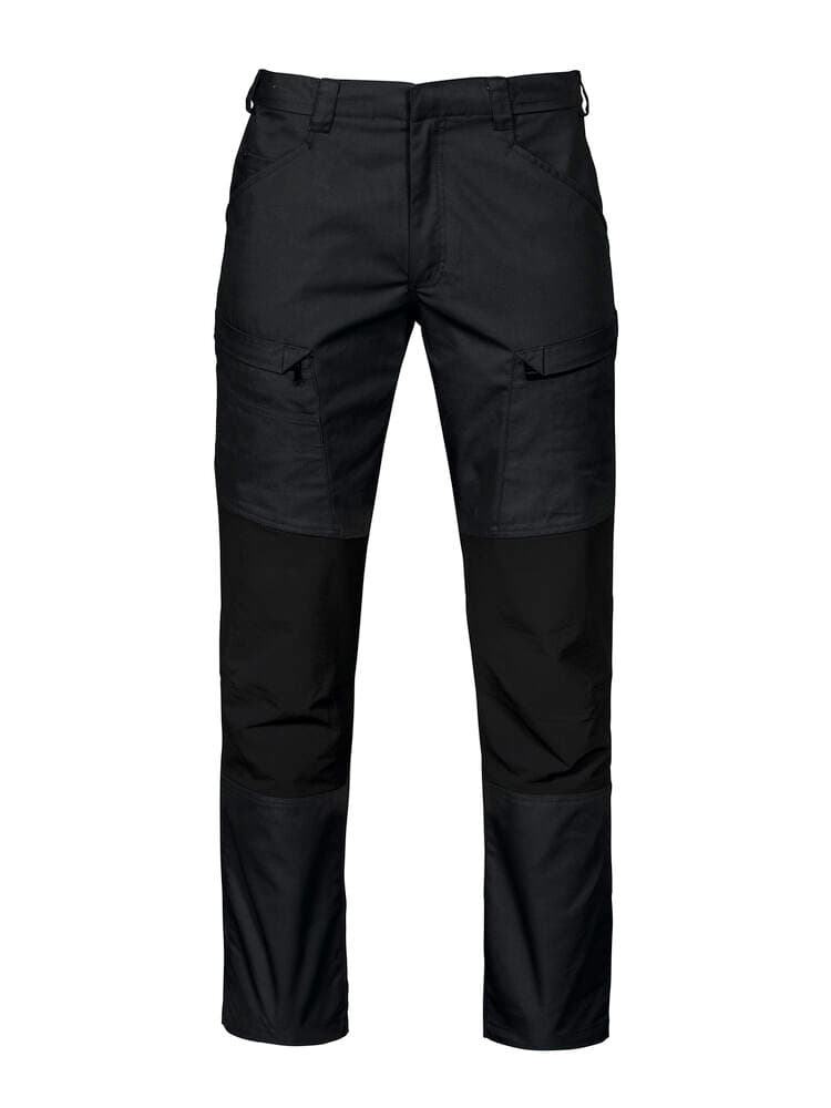 2520 PANTALON STRETCH SANS POCHES GENOUILLÈRES coloris Noir