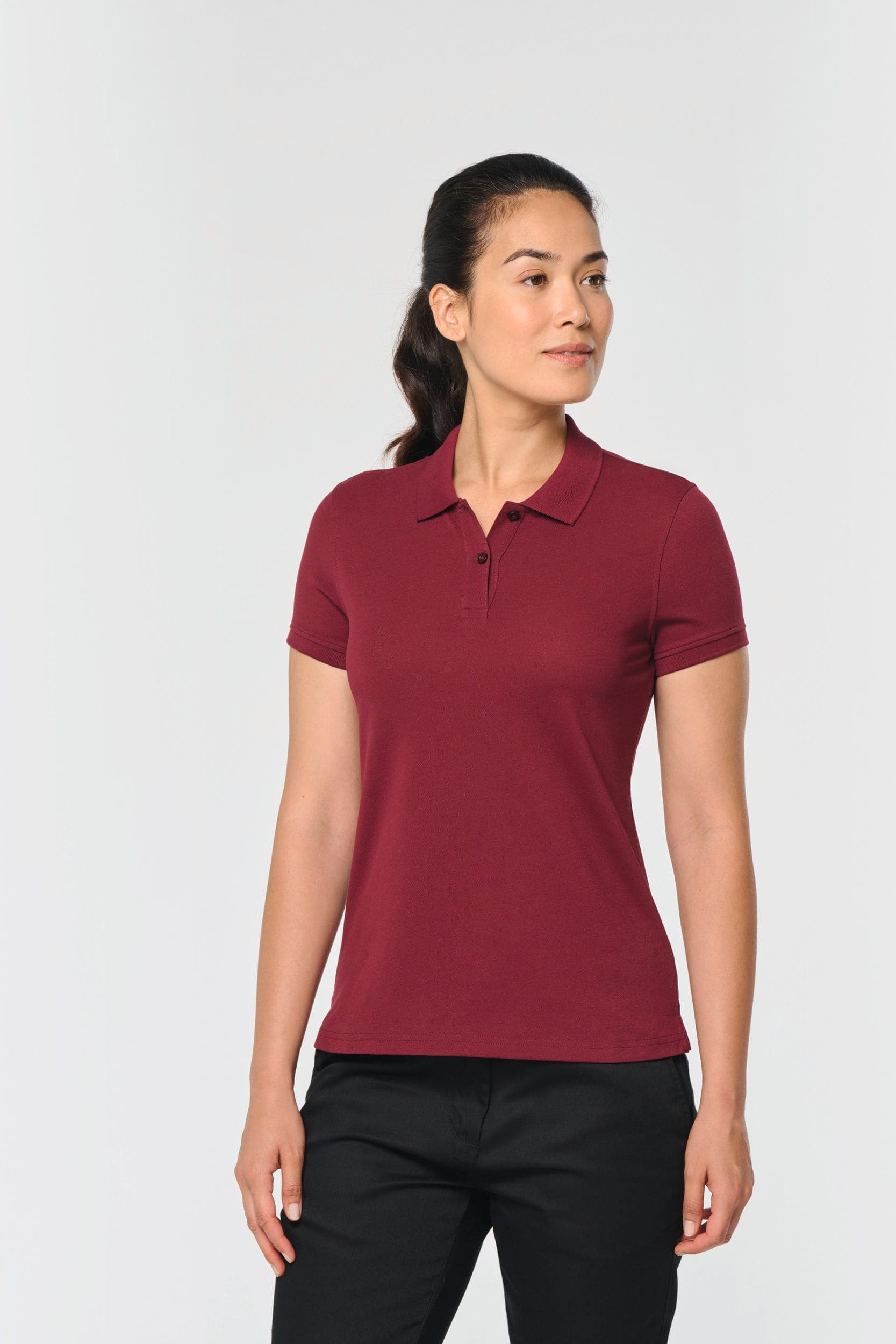 Polo manches courtes femme