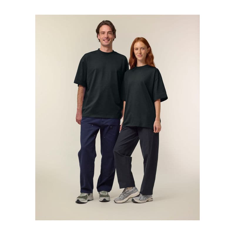 Blaster 2.0 unisex oversized high neck t-shirt coloris Noir