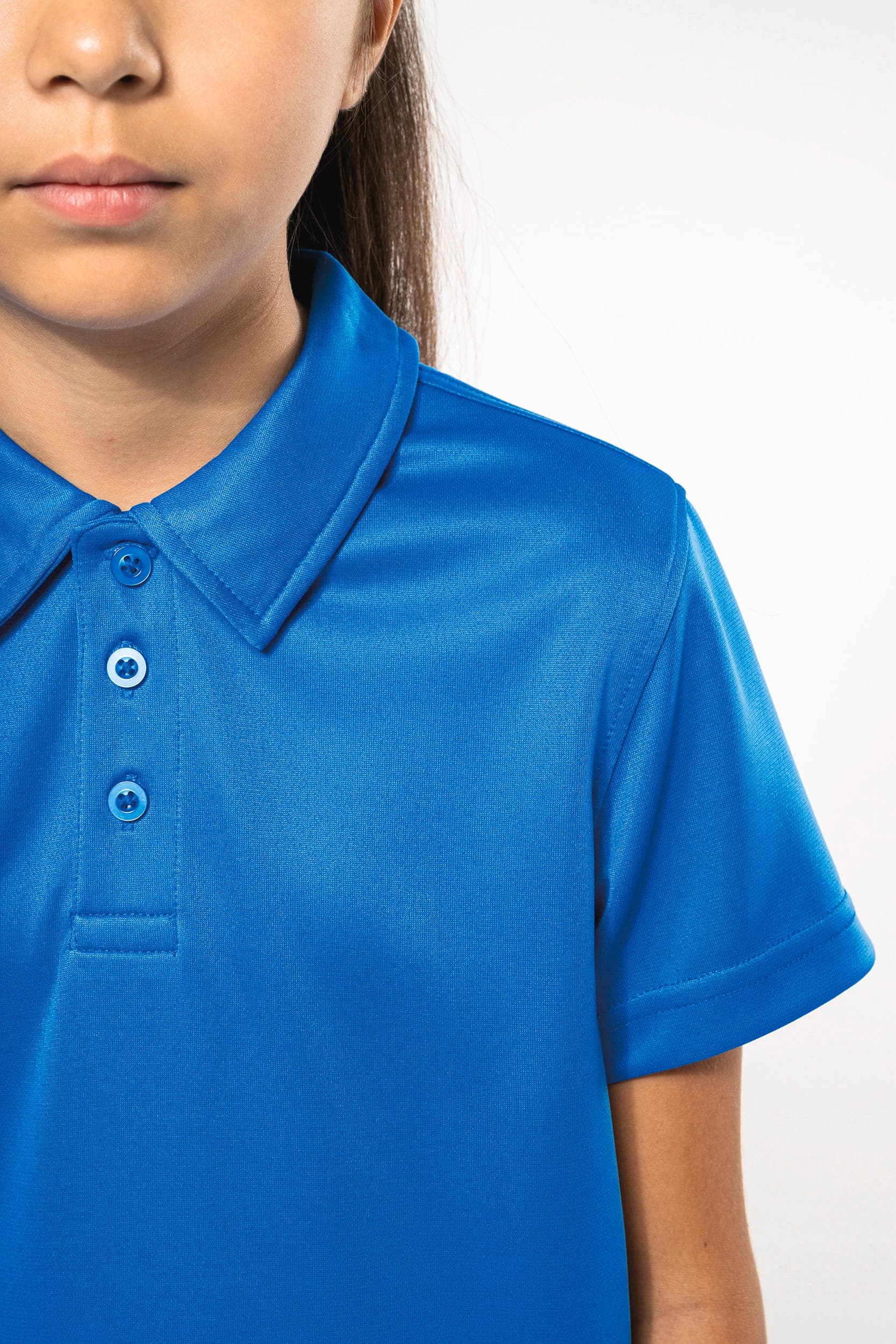 Polo sport manches courtes enfant en situation