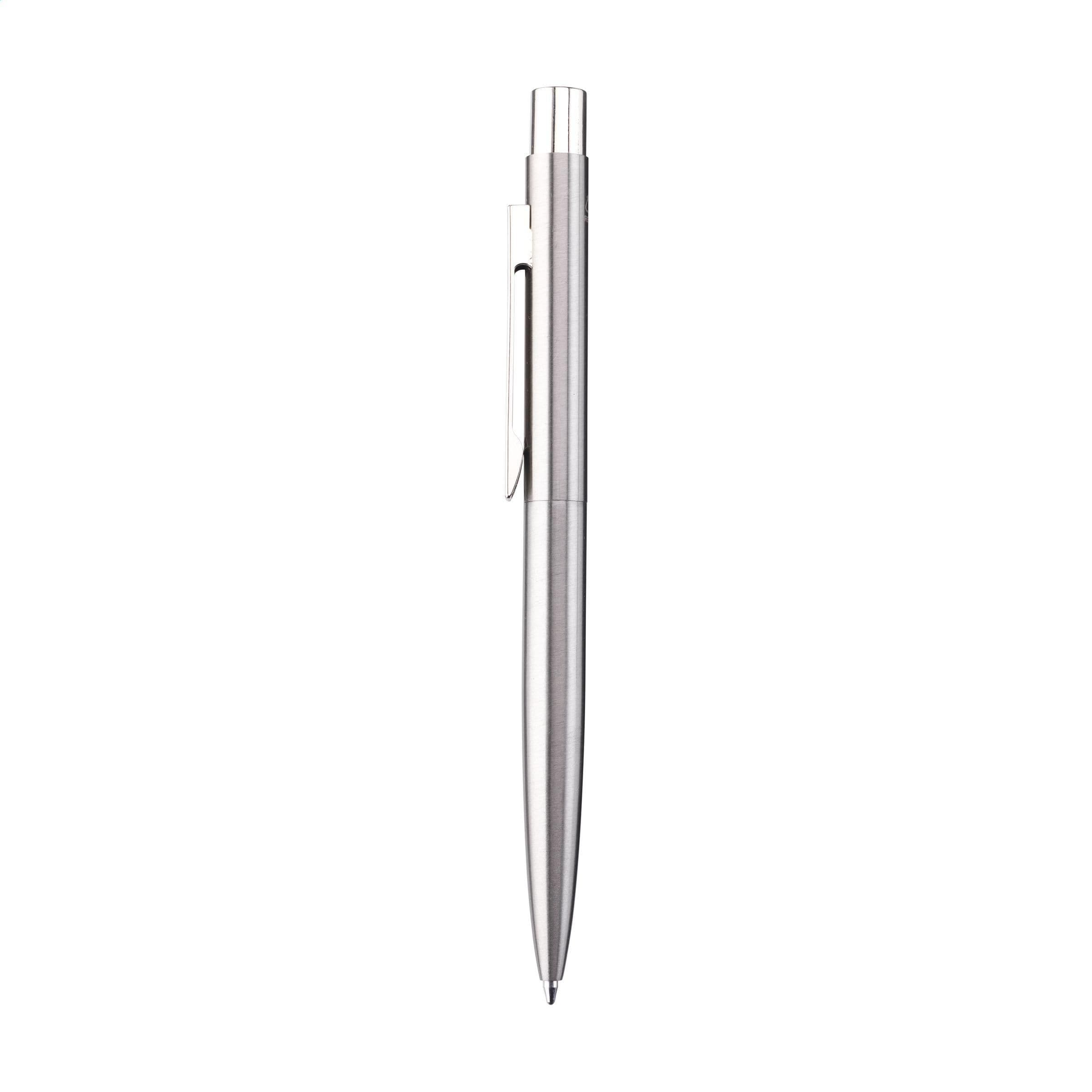 Stylo Bellamy acier inoxydable recyclé en situation