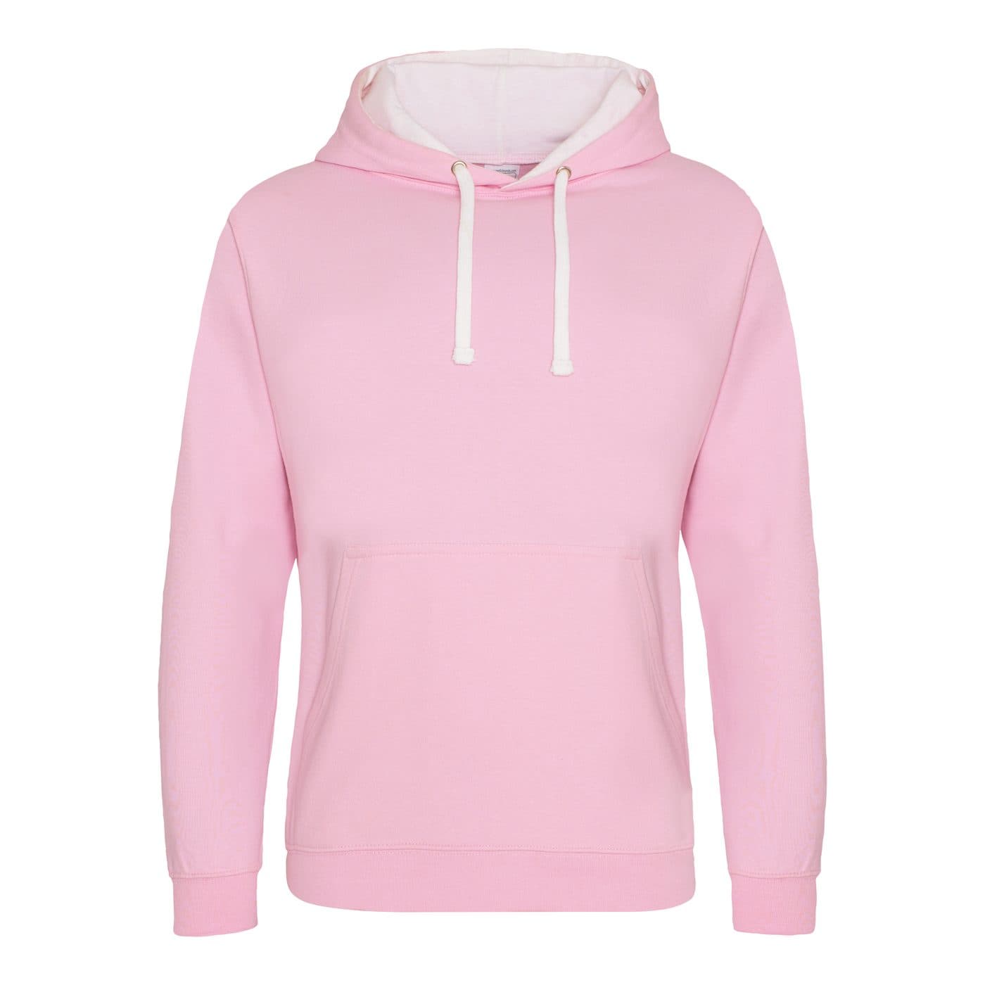 VARSITY HOODIE coloris Rose layette / Blanc arctique