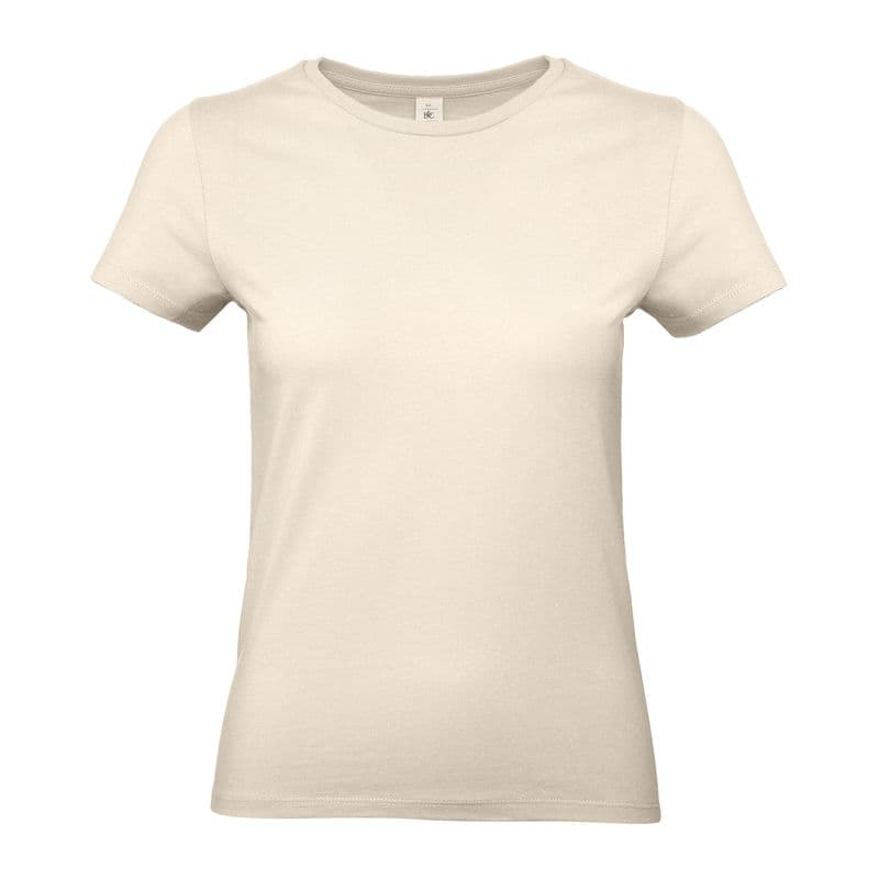 B&C #E190 /WOMEN T-SHIRT coloris Naturel