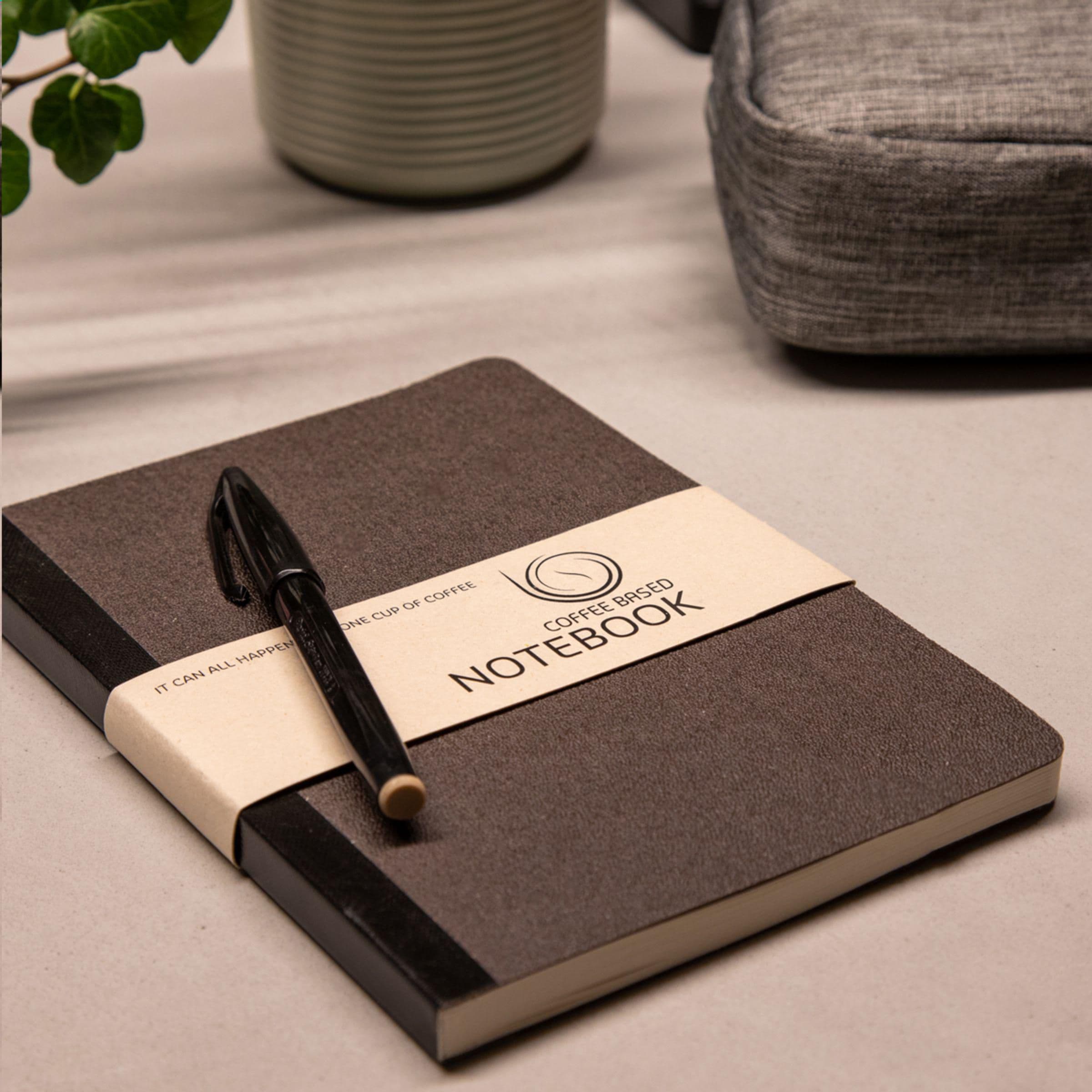 Carnet de notes Coffee A5 en situation