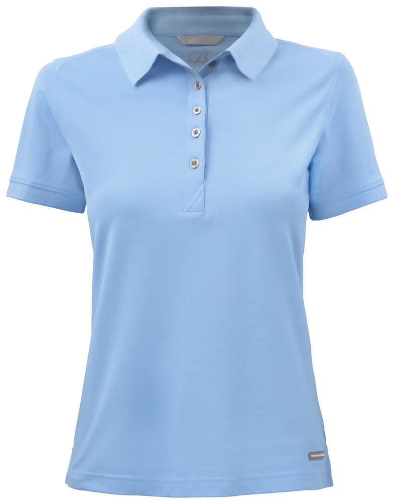 Polo Cutter & Buck Advantage femme coloris Bleu clair