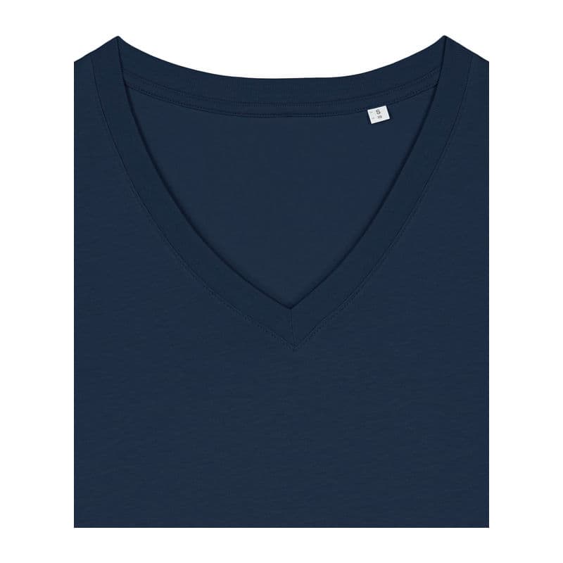 Stella Isla women's V-neck t-shirt coloris Bleu marine
