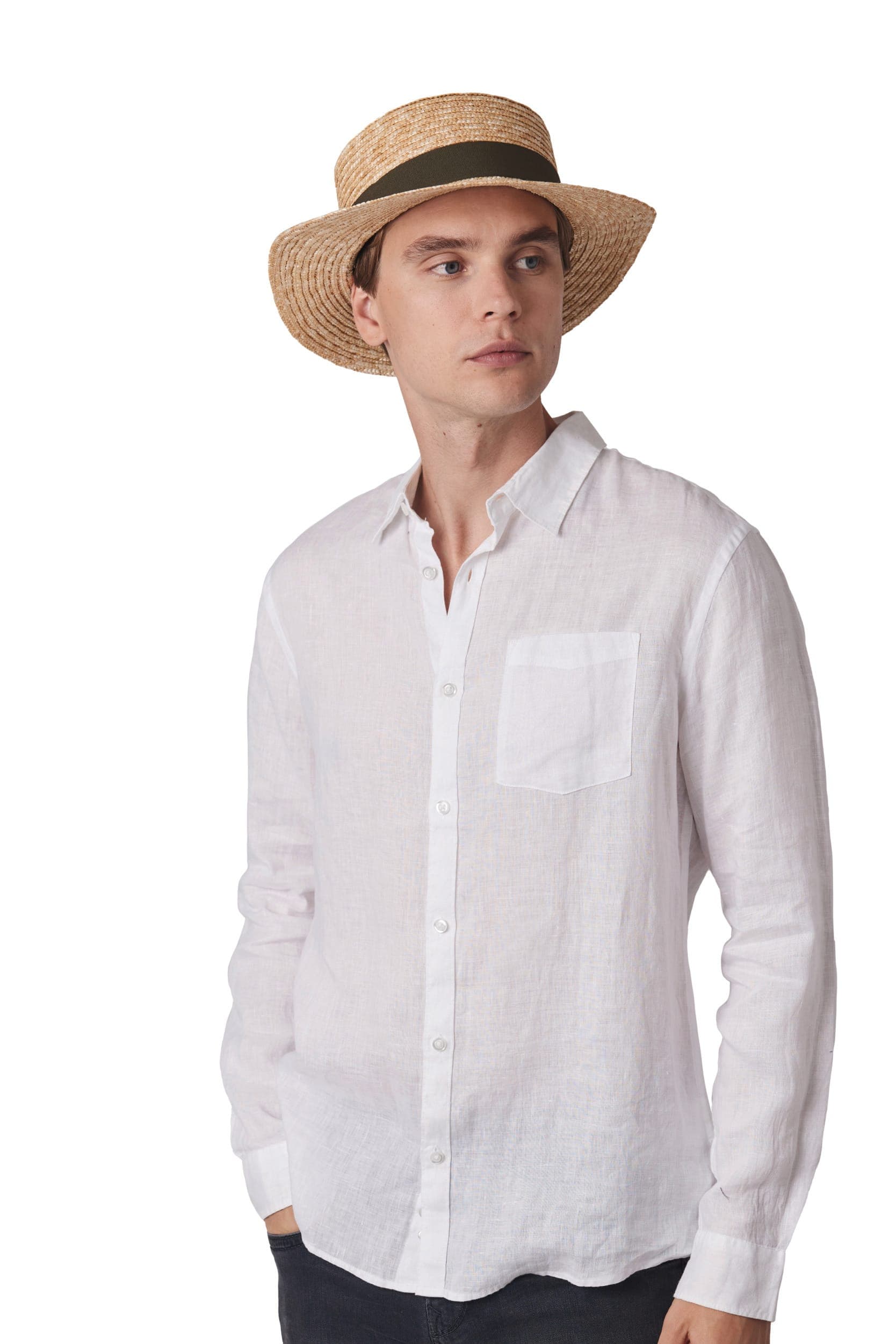 Chapeau Canotier en situation