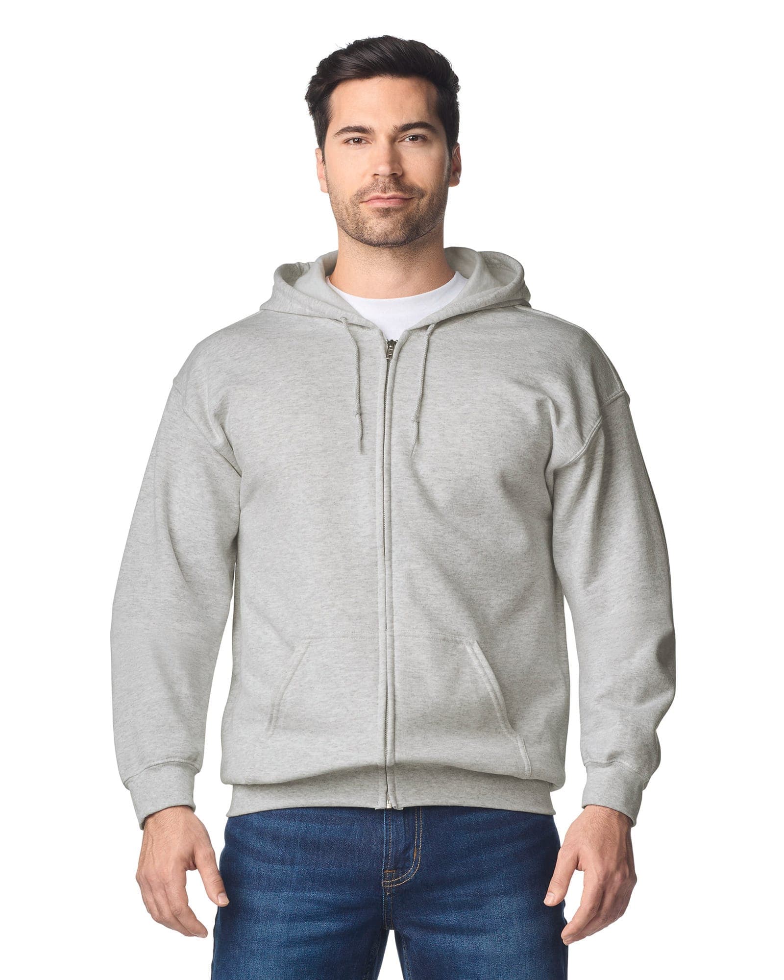 Sweat-shirt homme zippé capuche Heavy Blend™ en situation