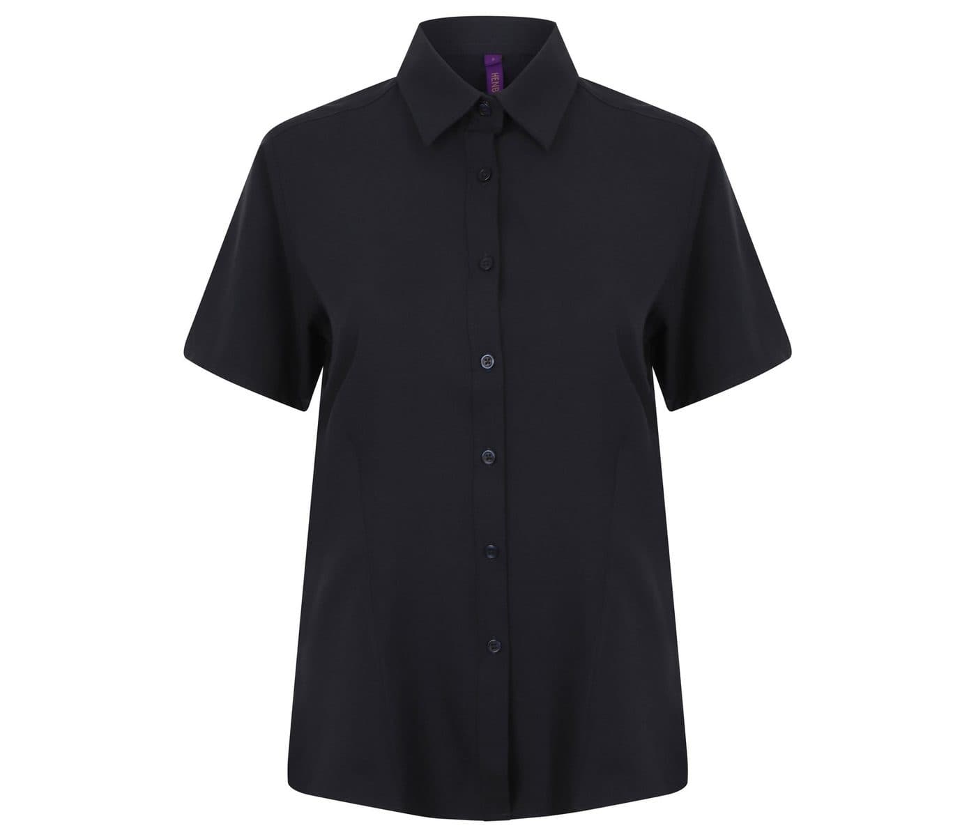 LADIES' COOL MAX, S/S SHIRT coloris Marine