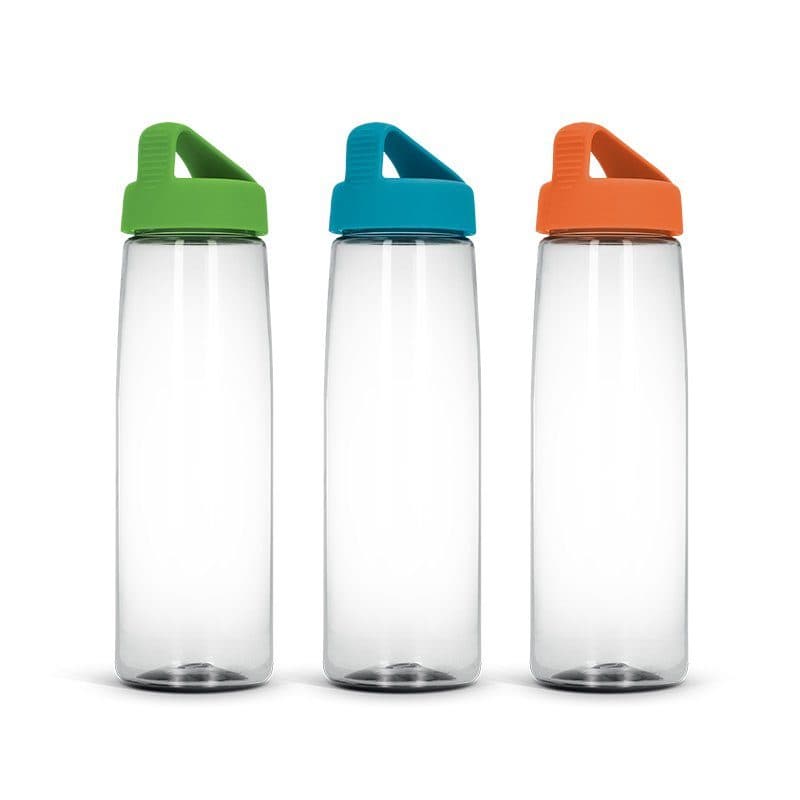BOUTEILLE GOURDE 83 cl TRANSPARENTE EN TRITAN en situation
