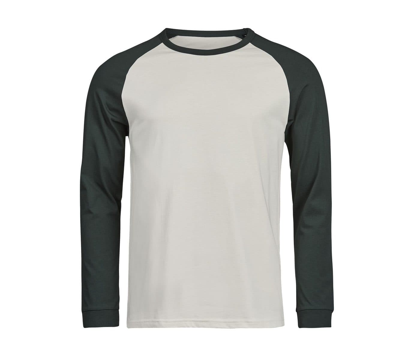 UNLABELED BASEBALL TEE coloris Gris ciment / Vert foncé