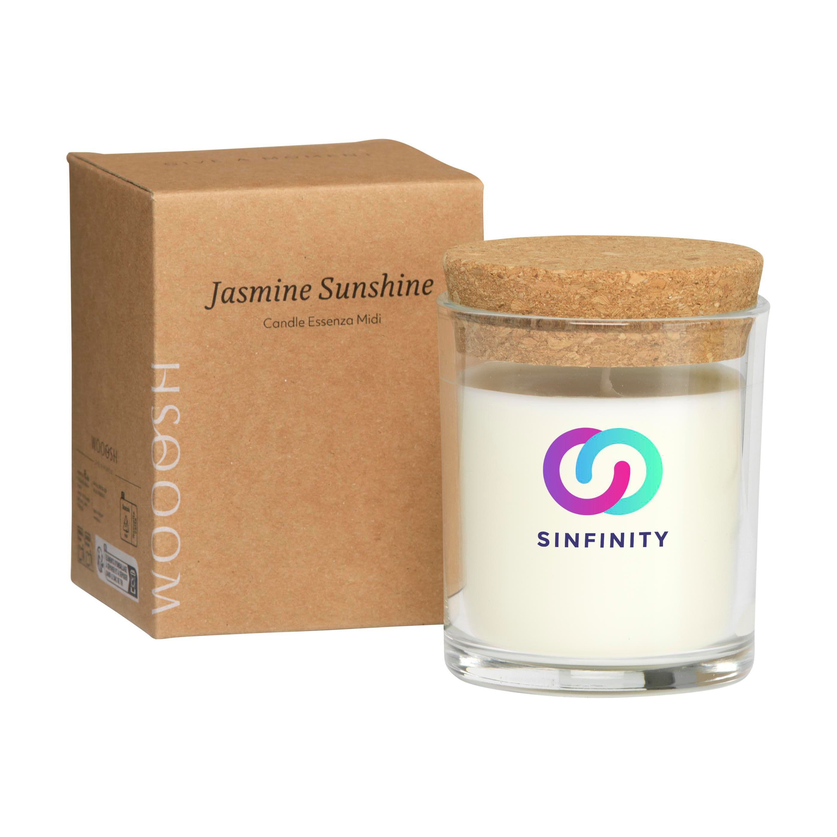Bougie parfumée Wooosh Candle Essenza midi en situation