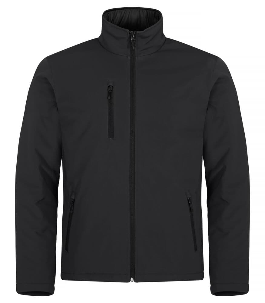 Clique Padded Softshell Jacket coloris Noir