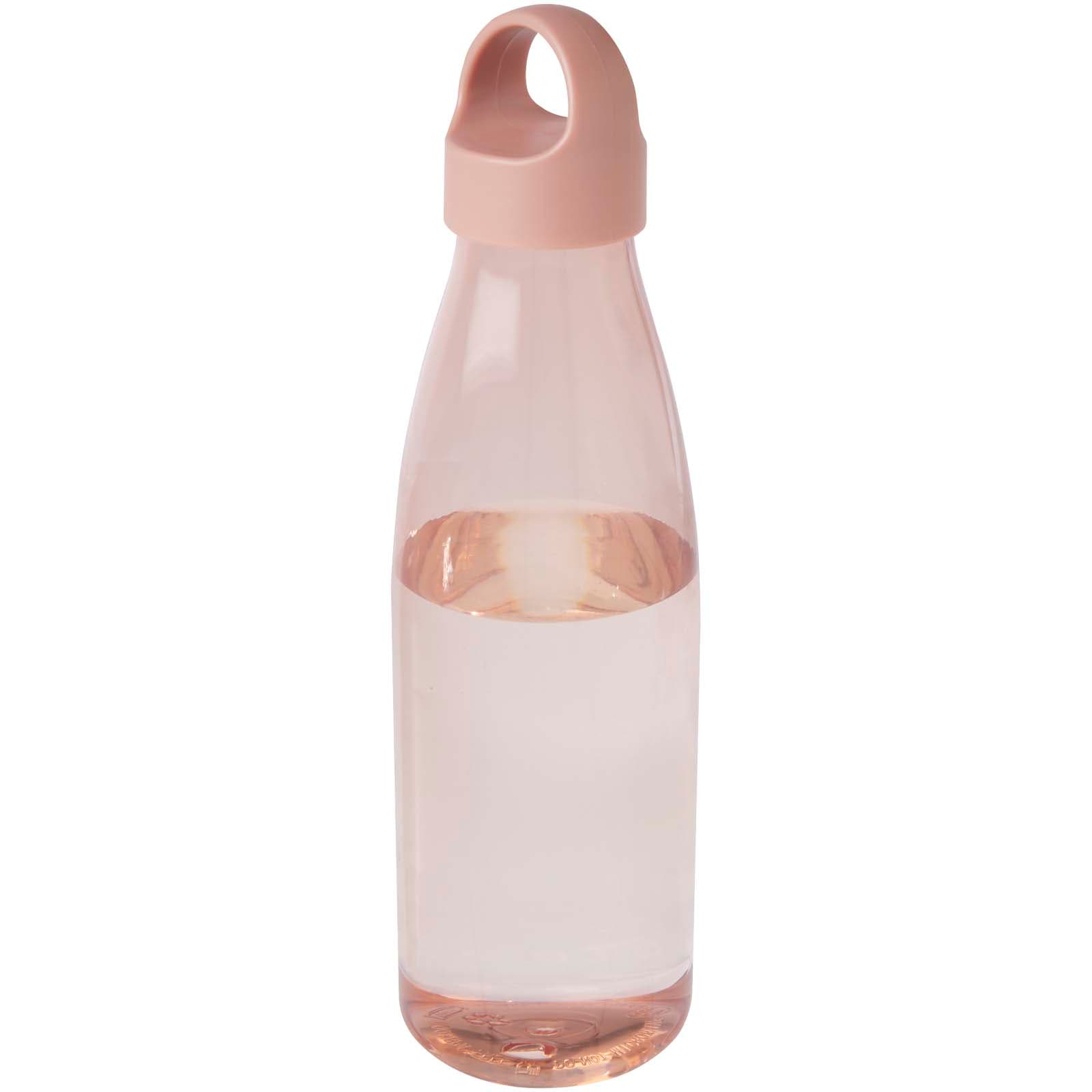 Bouteille d’eau Bergen de 800 ml en plastique recyclé coloris Rose poudré