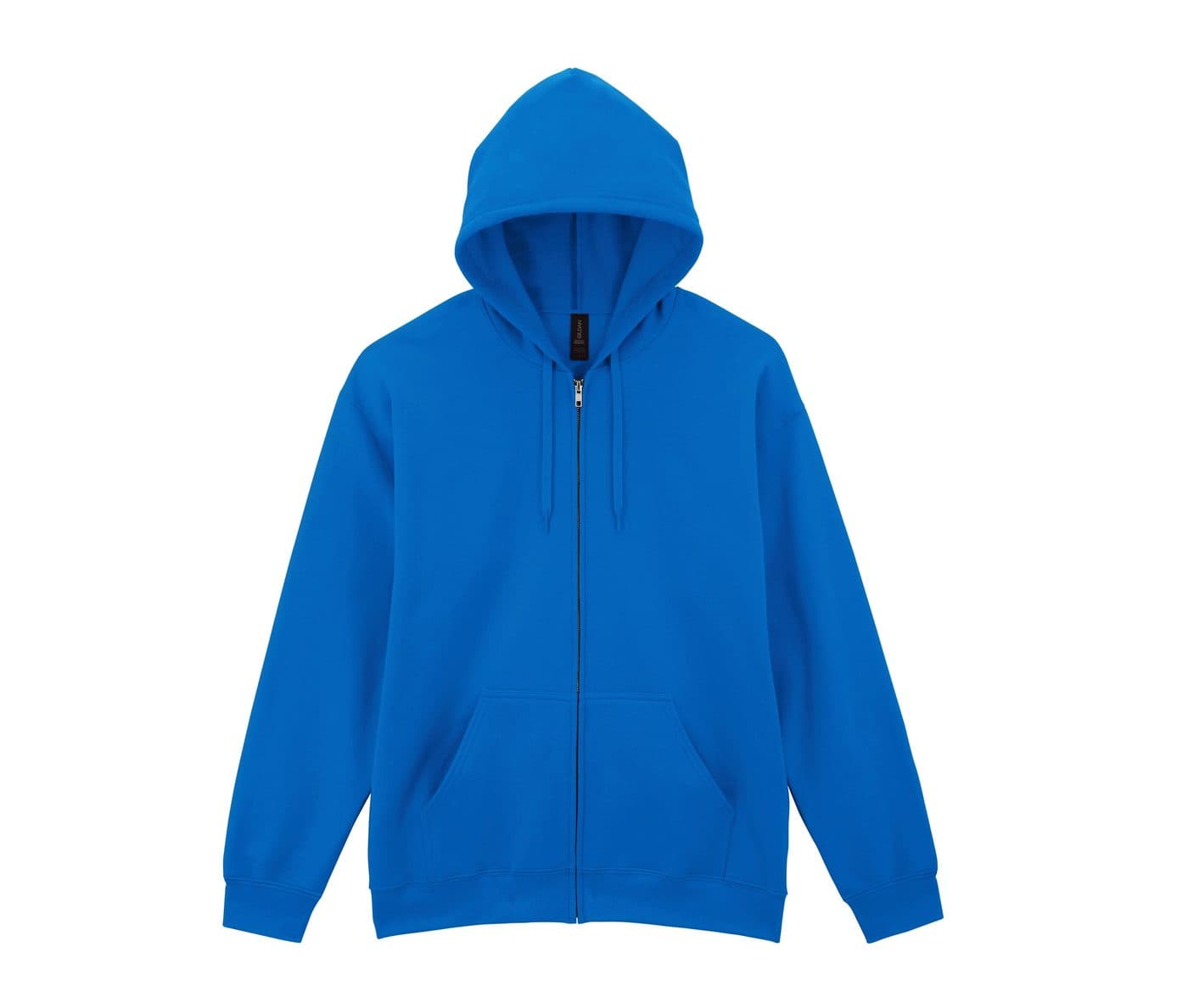 SOFTSTYLE MIDWEIGHT FLEECE ADULT FULL ZIP HOODED SWEATSHIRT coloris Bleu roi
