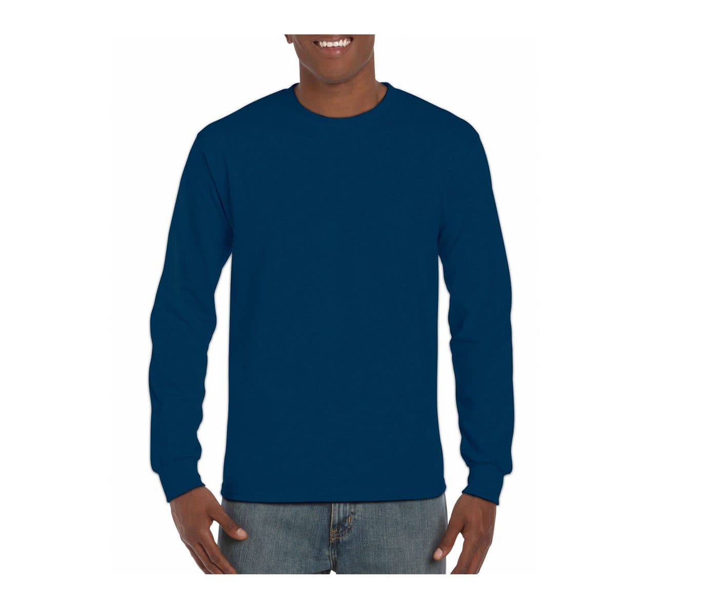 HAMMER ADULT LONG SLEEVE T-SHIRT coloris Marine foncé