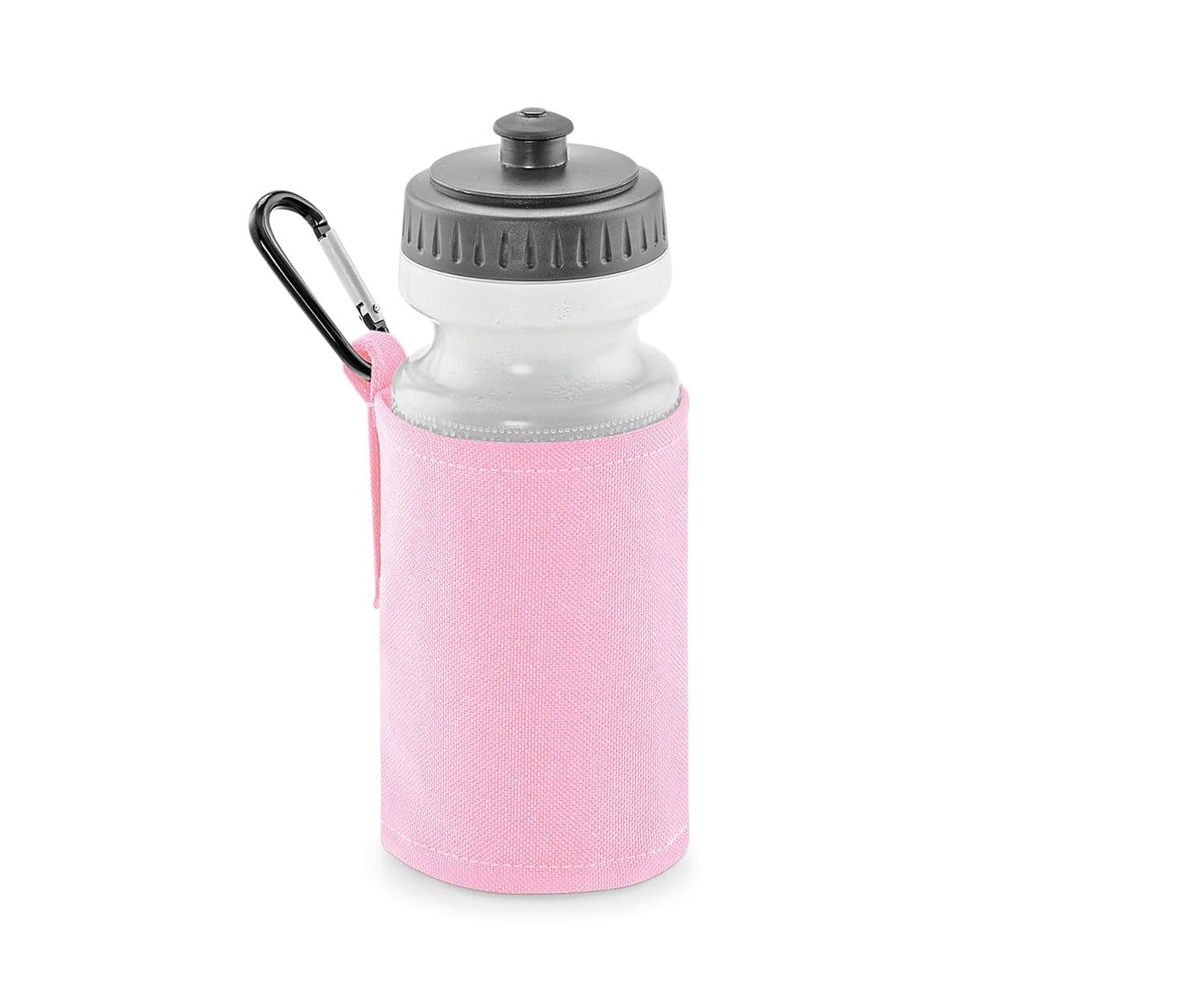 WATER BOTTLE AND HOLDER coloris Rose classique