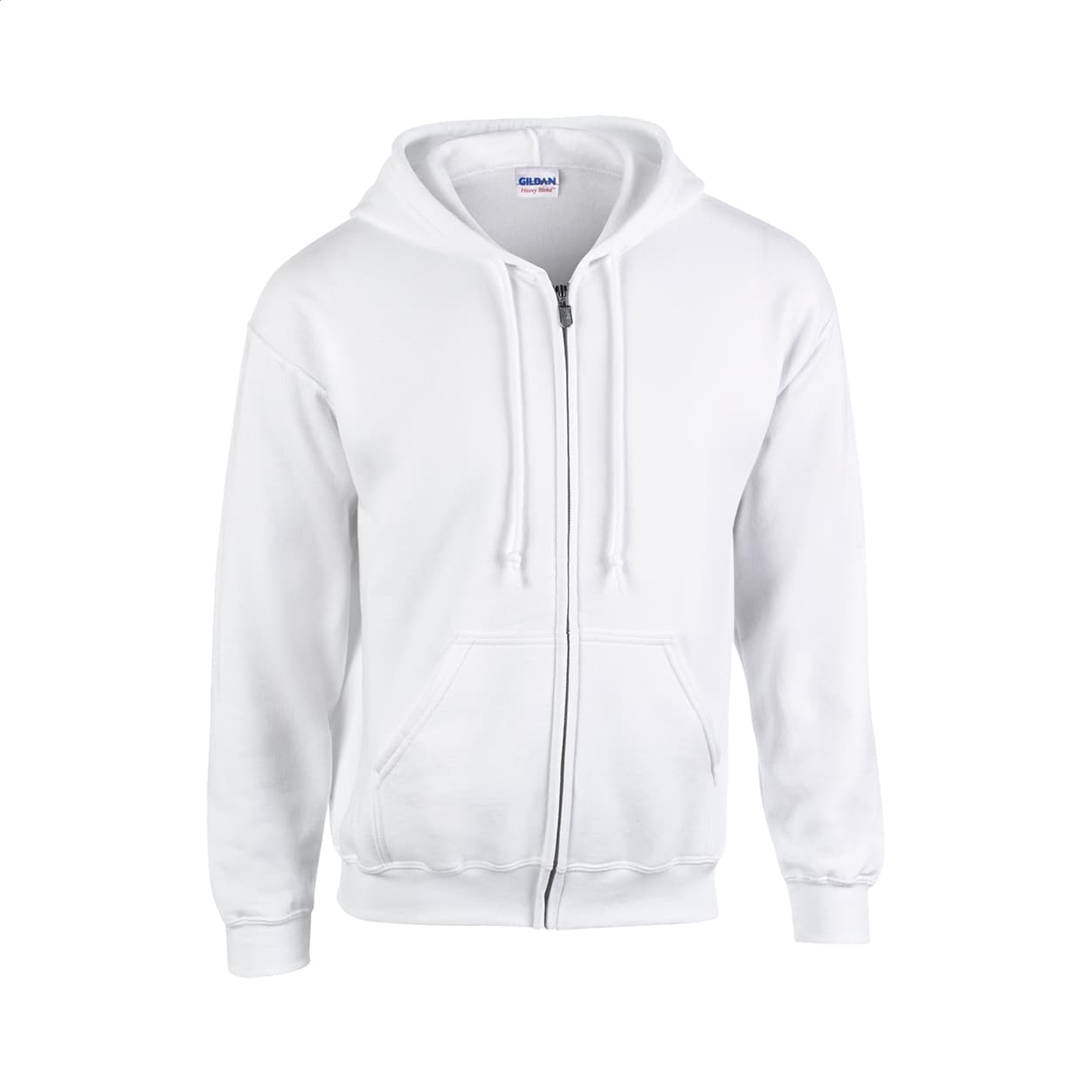 sweat à capuche zippé coloris Blanc