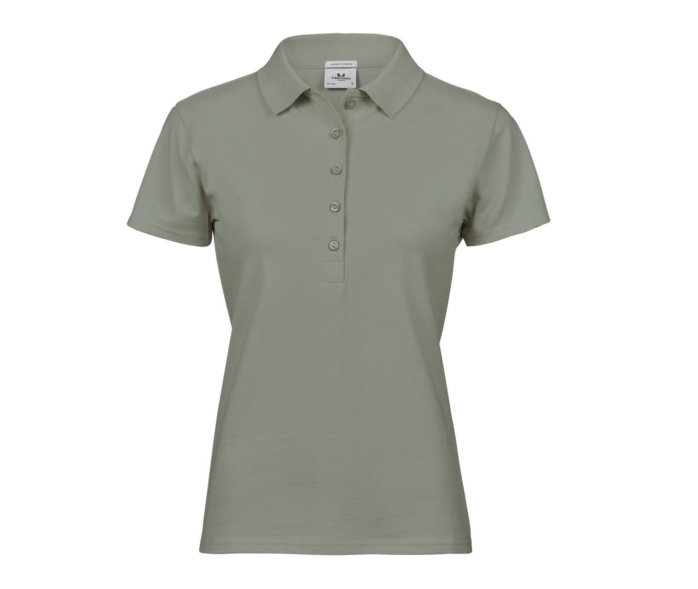 LADIES LUXURY STRETCH POLO coloris Sauge