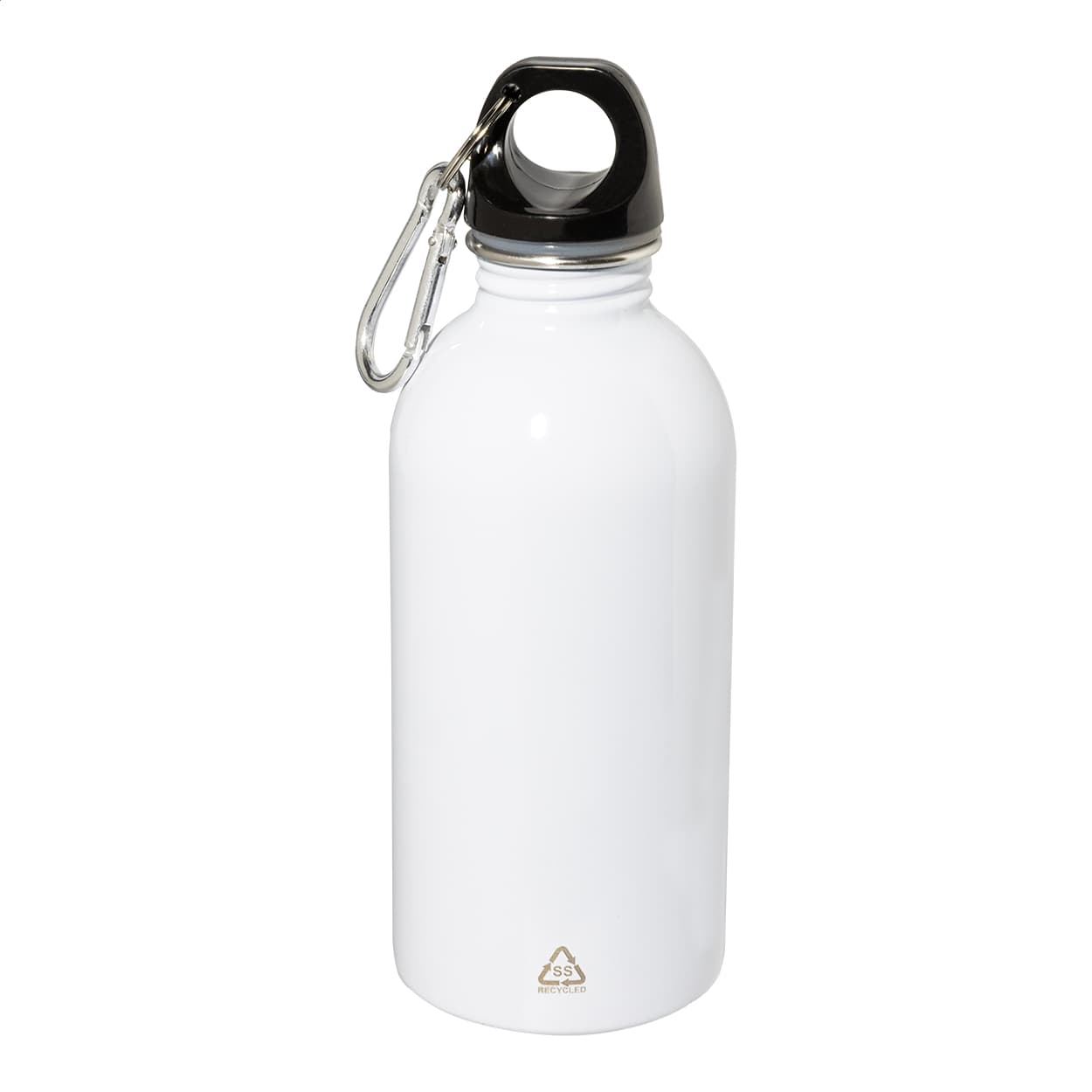 Bouteille en acier inoxydable recyclée coloris Blanc