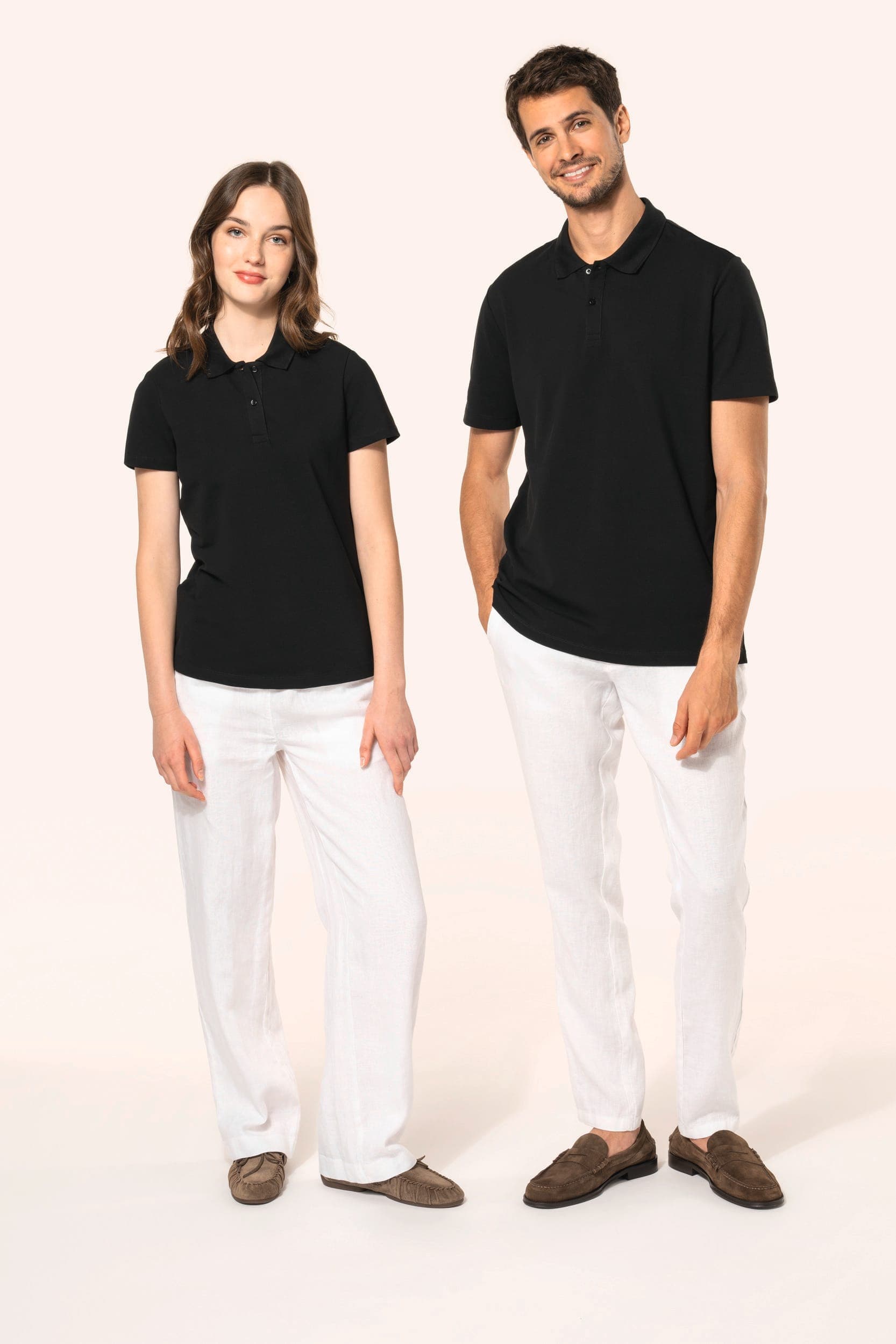 Polo Supima® manches courtes homme en situation