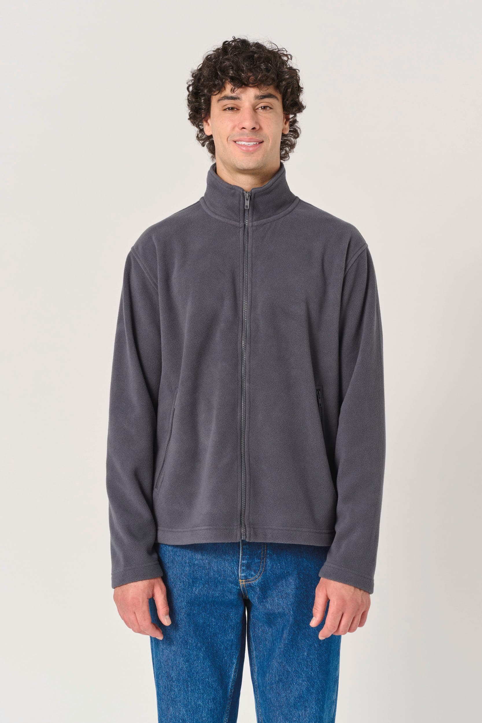 Veste polaire unisexe en situation