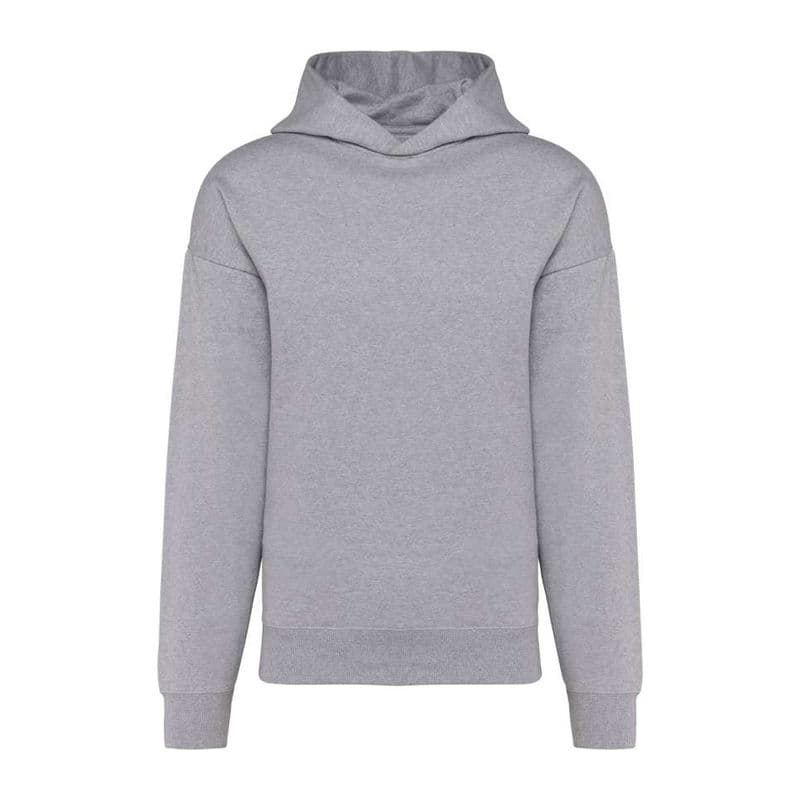 Unisex Oversized Fleece Hoodie coloris Gris oxford