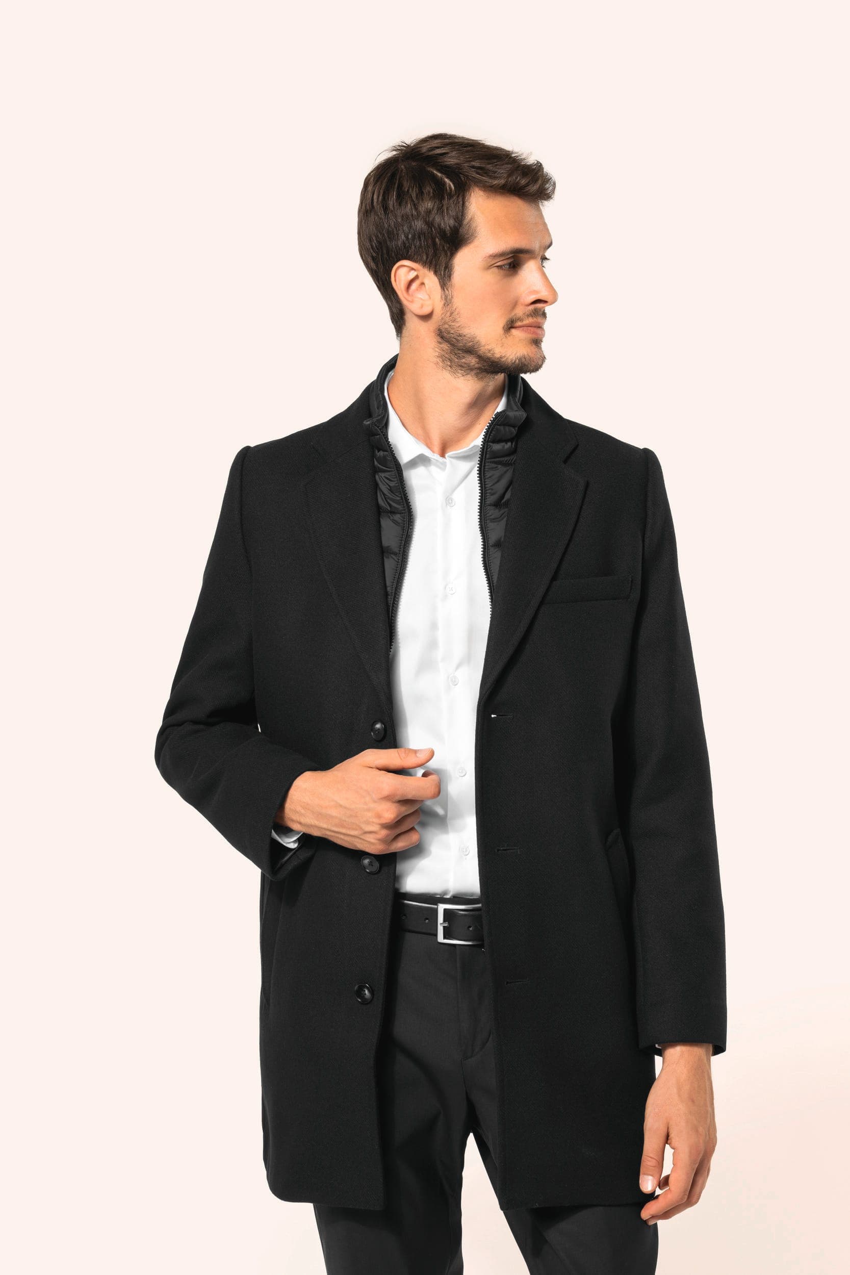 Manteau homme en situation